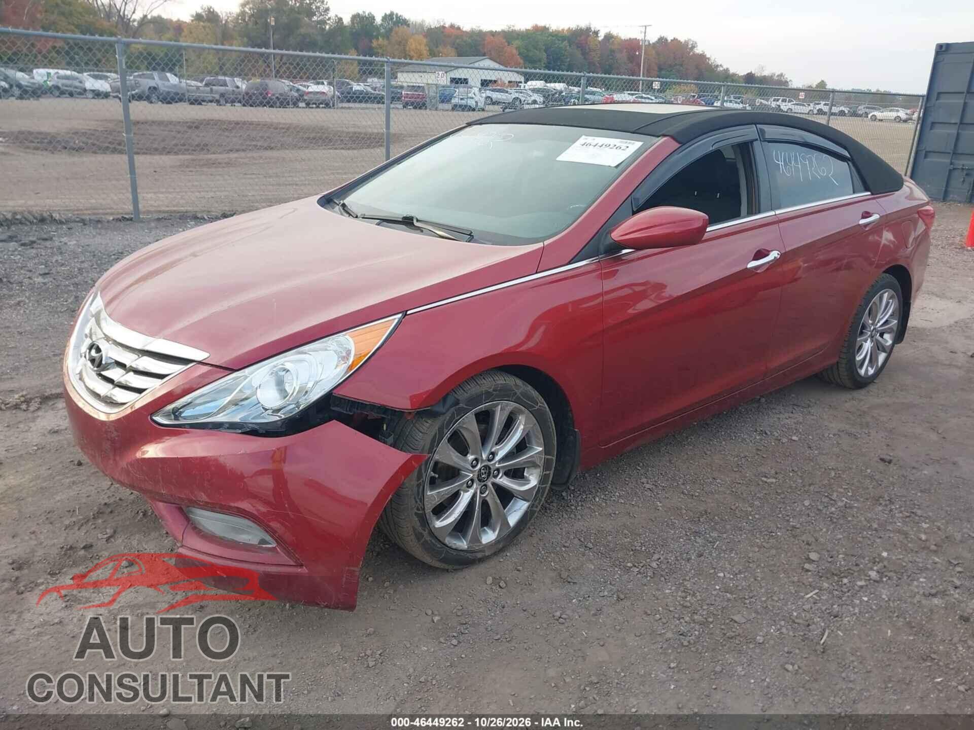 HYUNDAI SONATA 2012 - 5NPEC4AC2CH473693