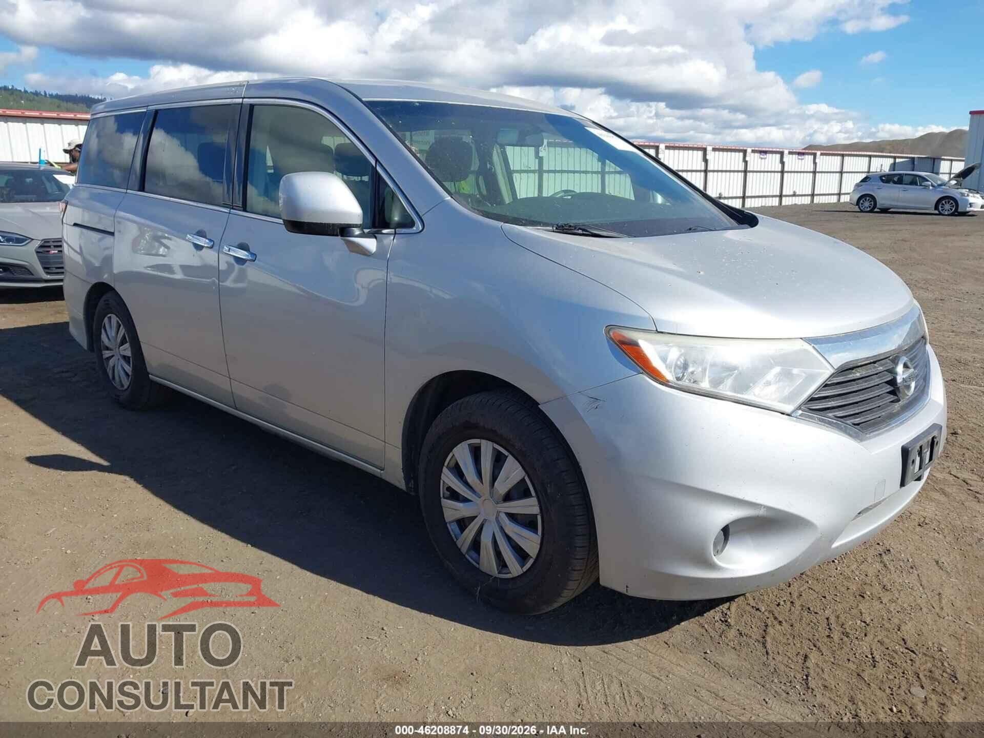 NISSAN QUEST 2012 - JN8AE2KP2C9049099