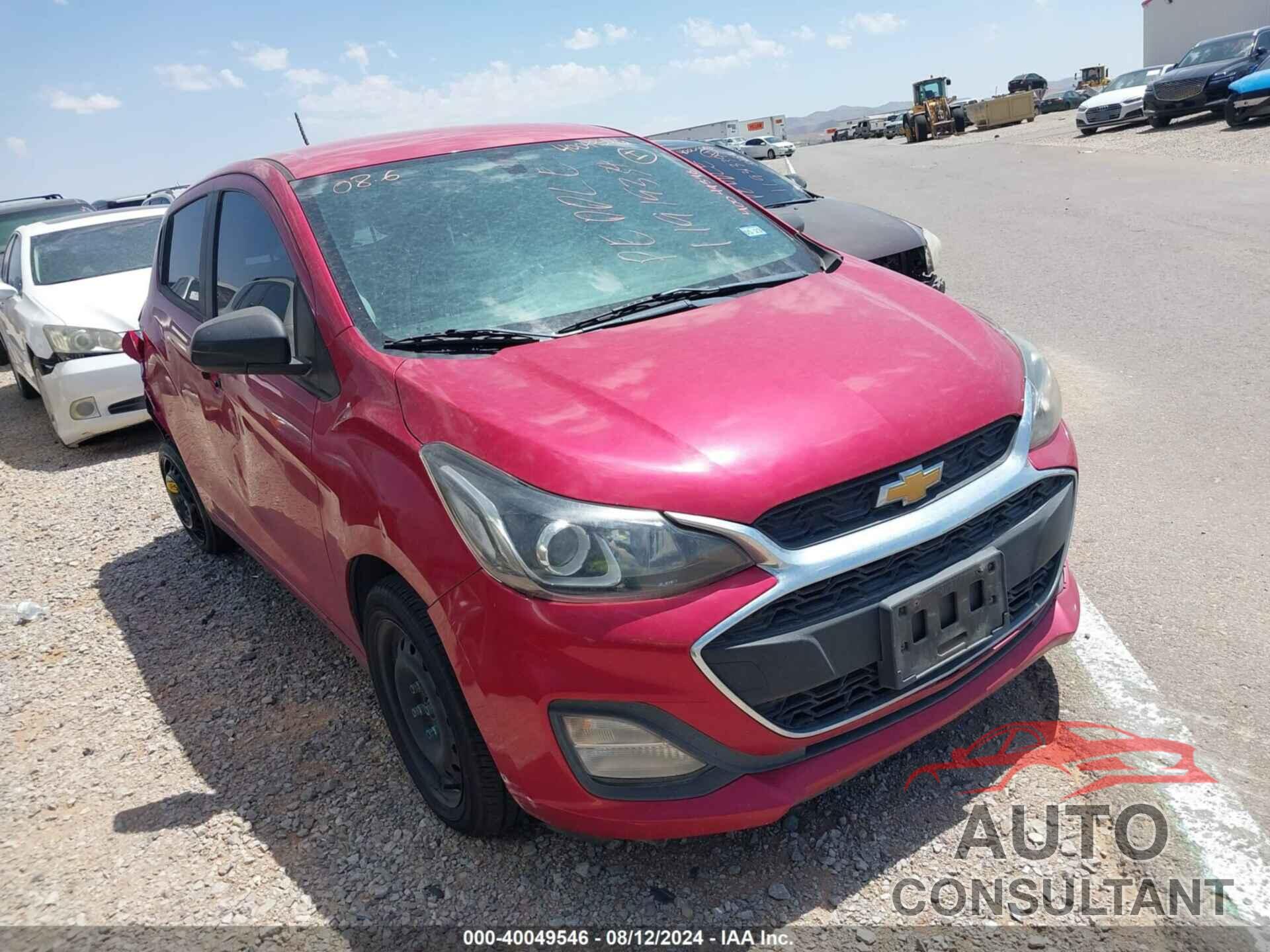 CHEVROLET SPARK 2020 - KL8CB6SA7LC422150