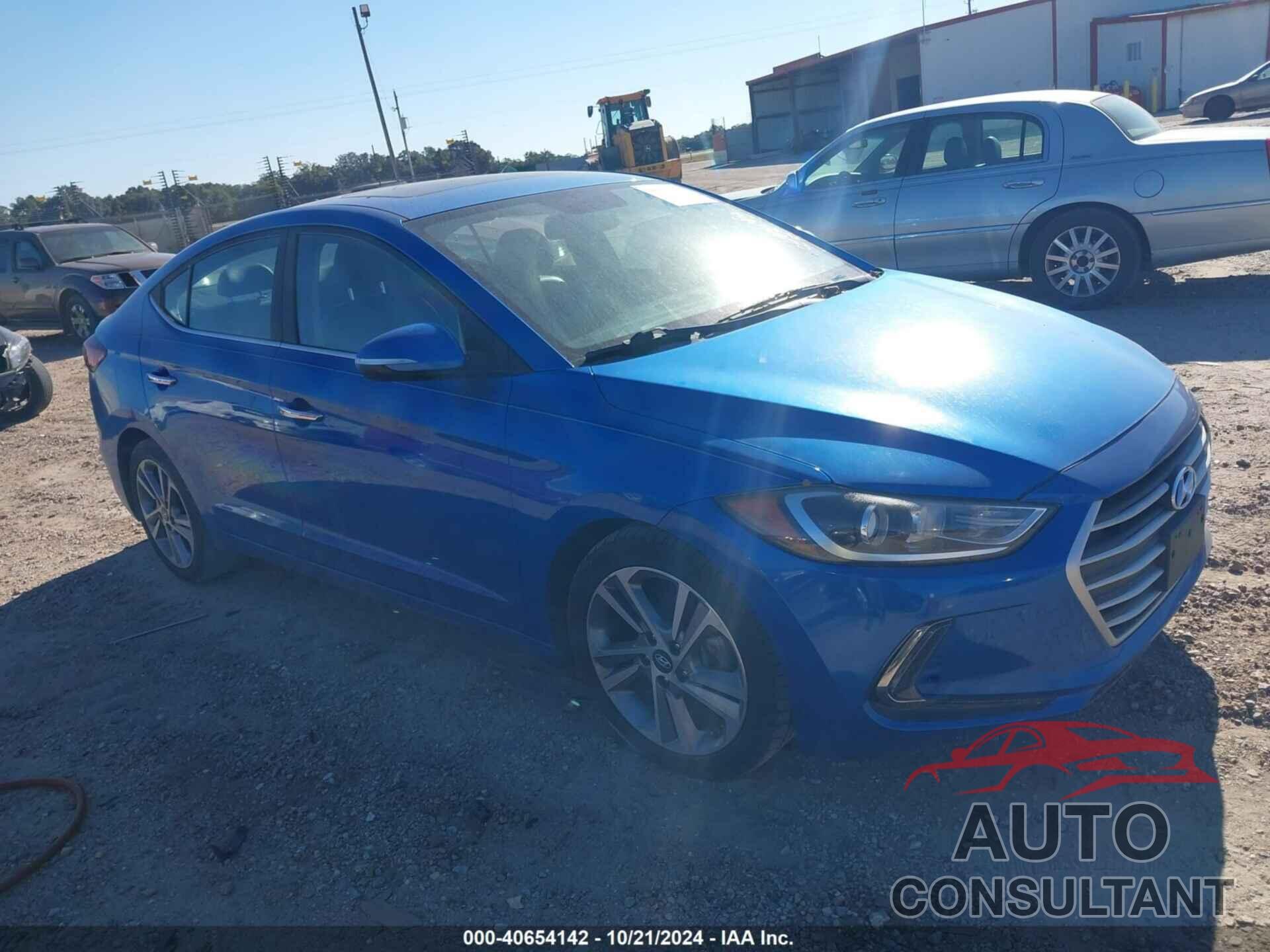 HYUNDAI ELANTRA 2017 - KMHD84LFXHU212292
