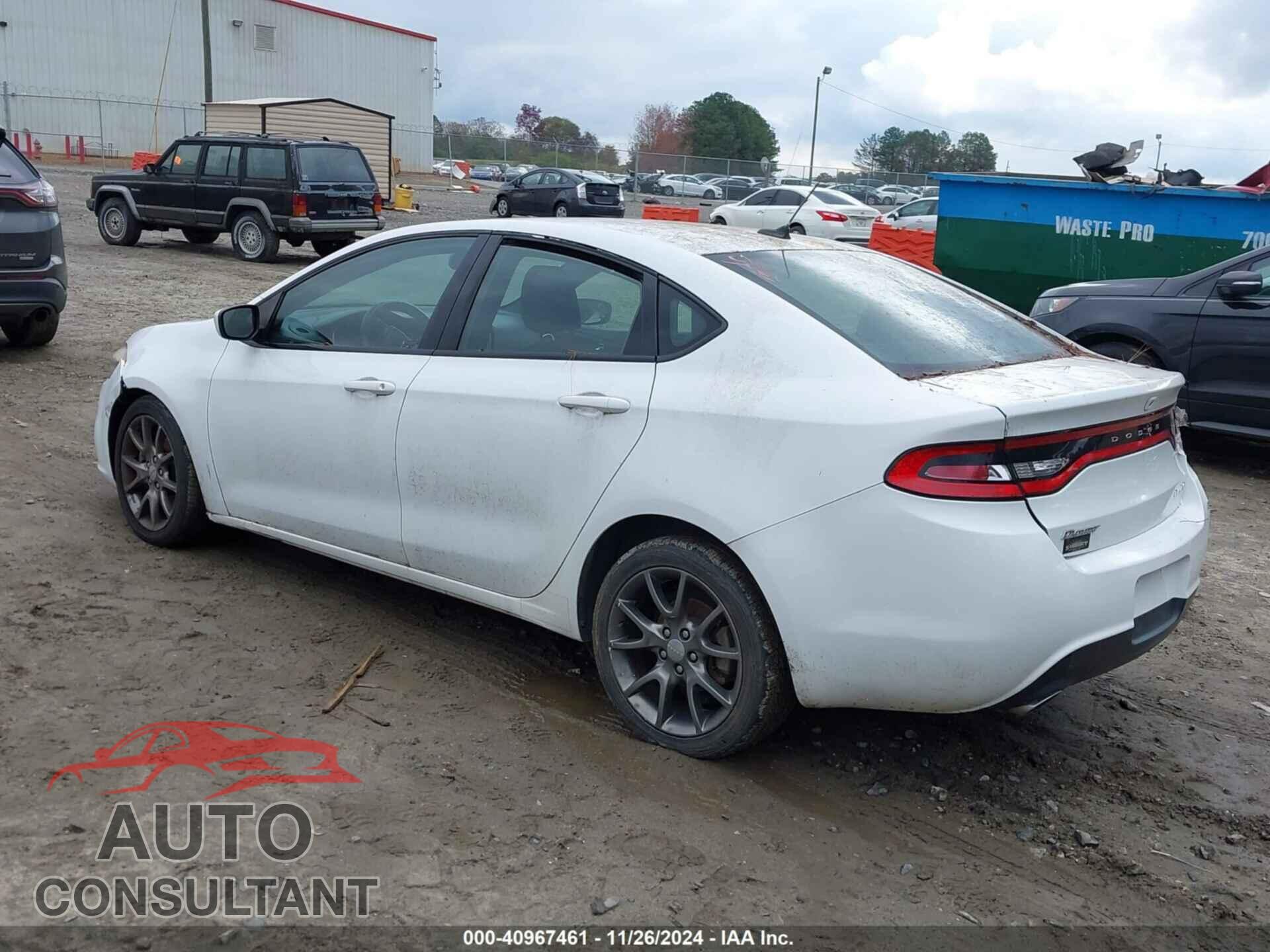 DODGE DART 2015 - 1C3CDFBB2FD119239