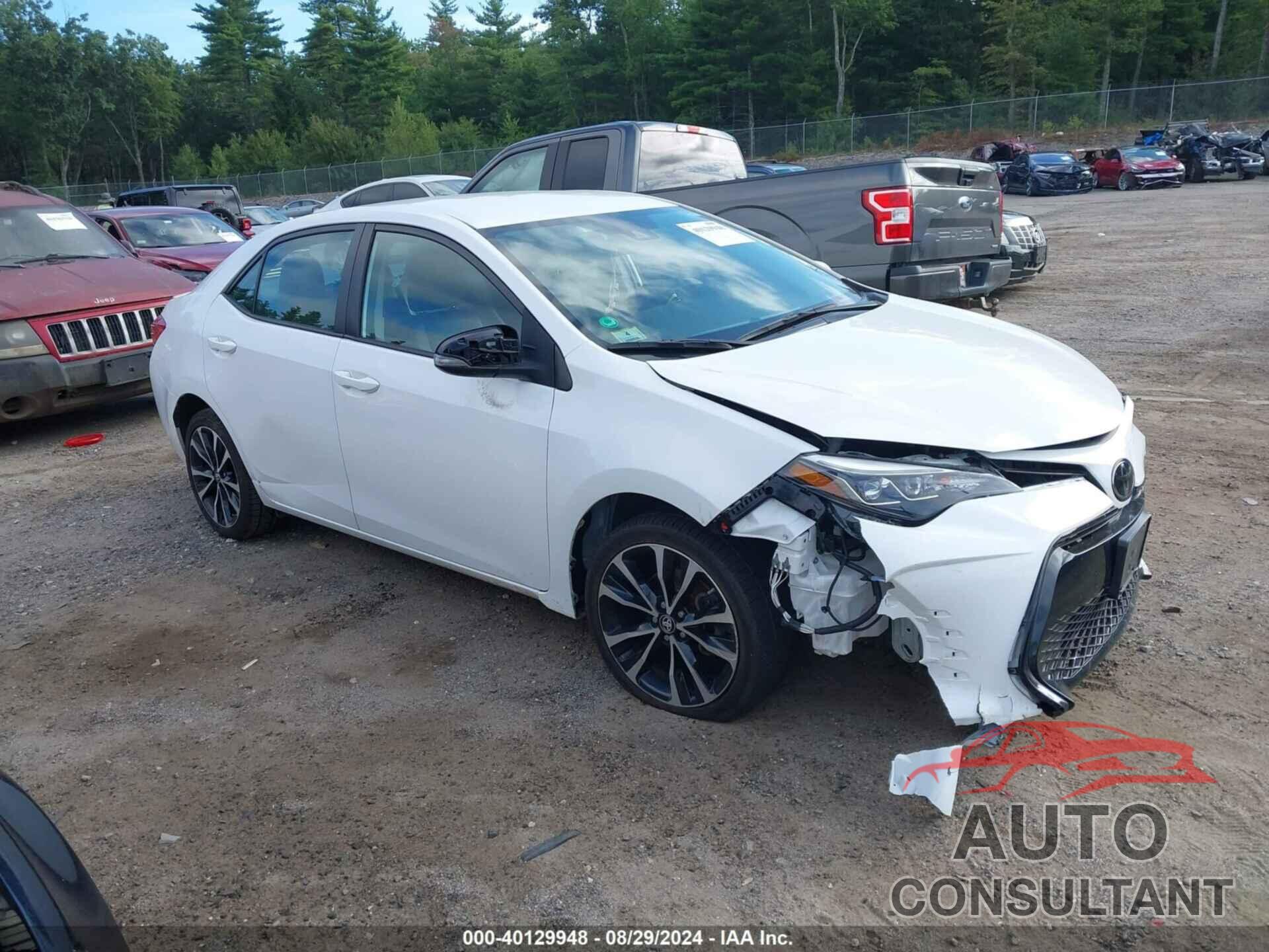 TOYOTA COROLLA 2018 - 2T1BURHE4JC092223