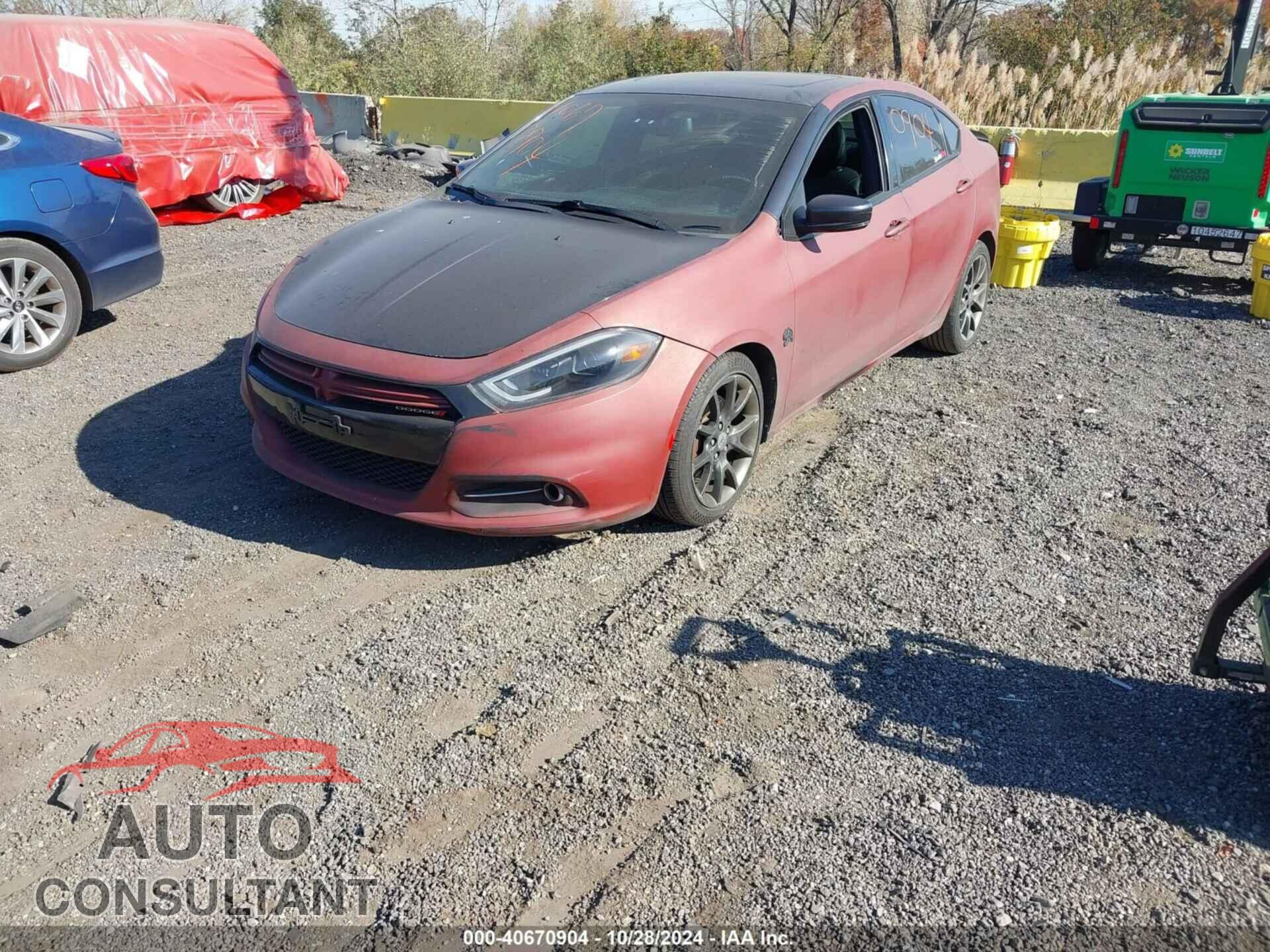 DODGE DART 2014 - 1C3CDFEB5ED724687