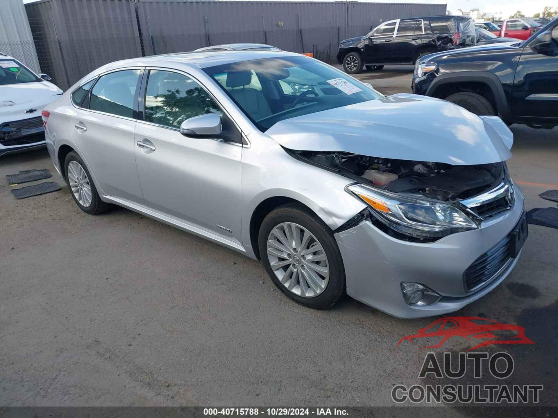 TOYOTA AVALON HYBRID 2013 - 4T1BD1EB6DU006151