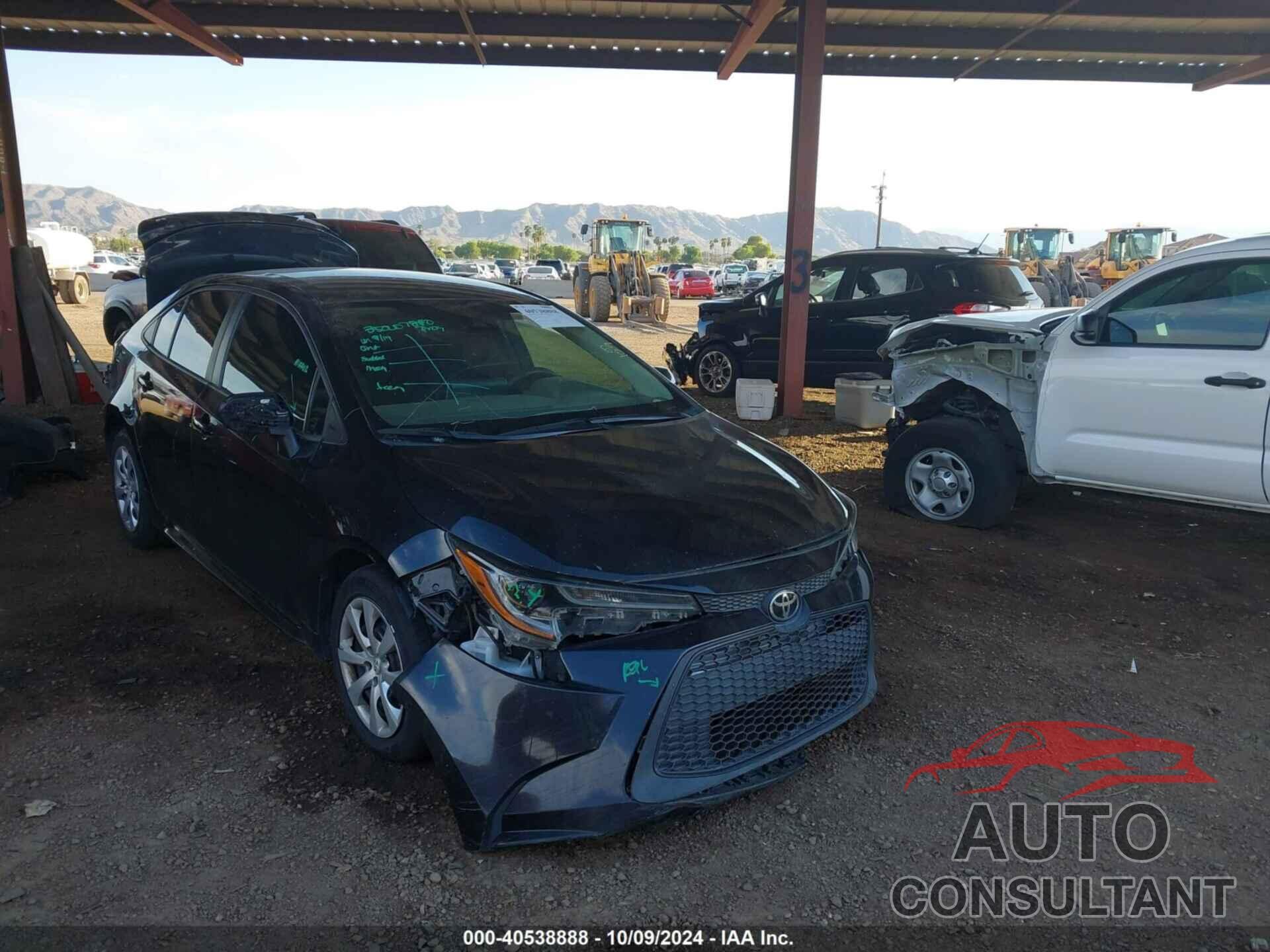 TOYOTA COROLLA 2020 - 5YFEPRAE1LP137653