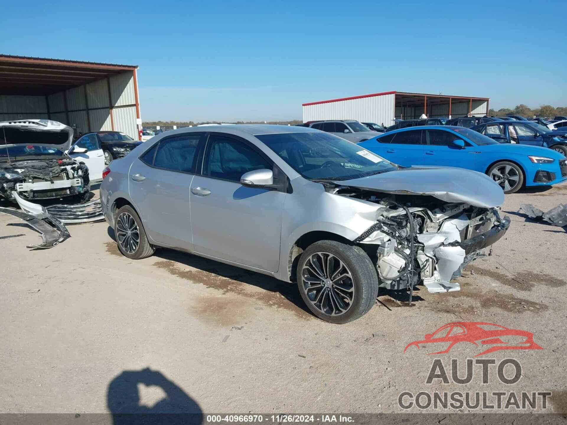 TOYOTA COROLLA 2016 - 5YFBURHE7GP487196