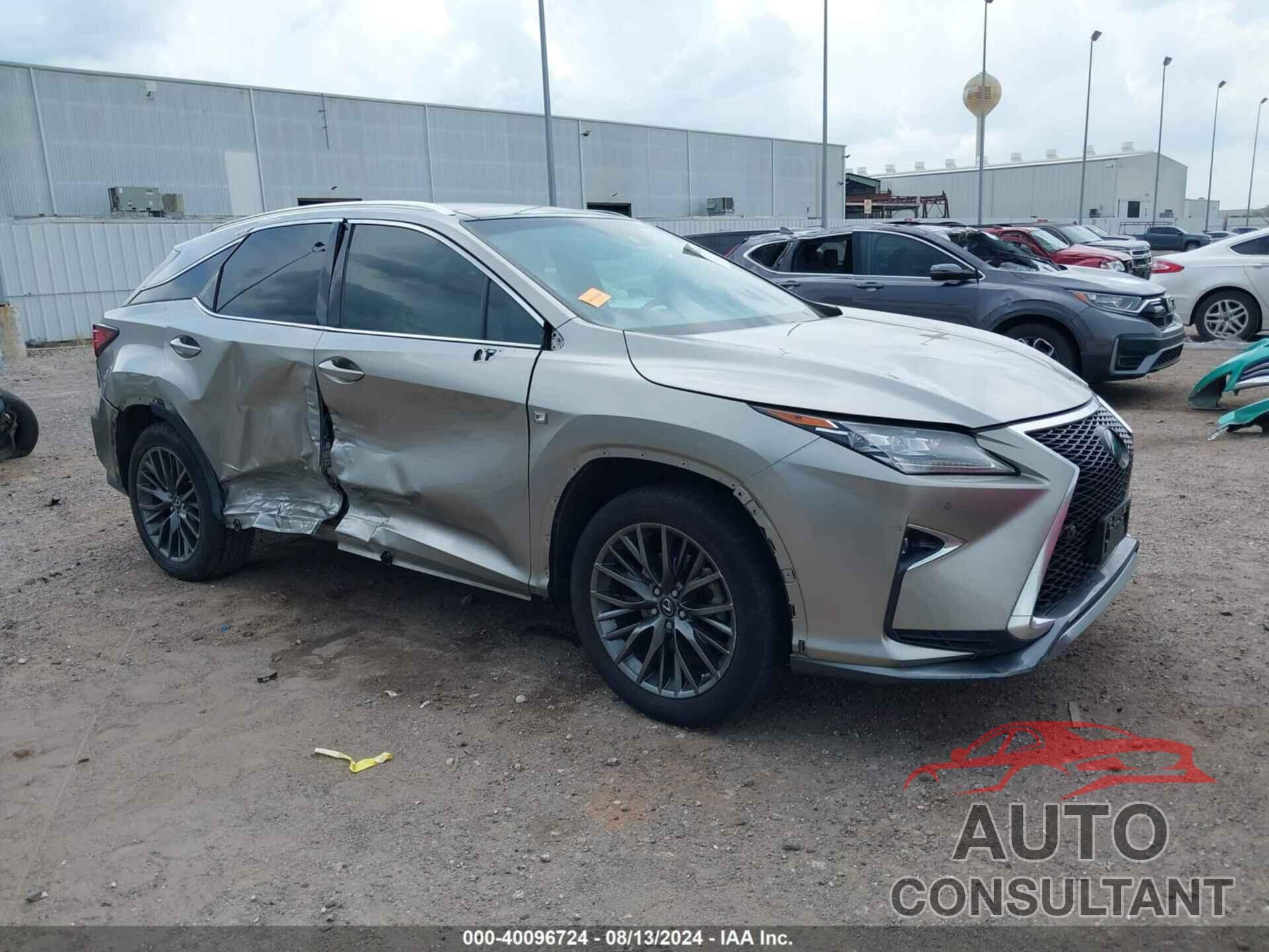 LEXUS RX 2017 - 2T2ZZMCA2HC040943