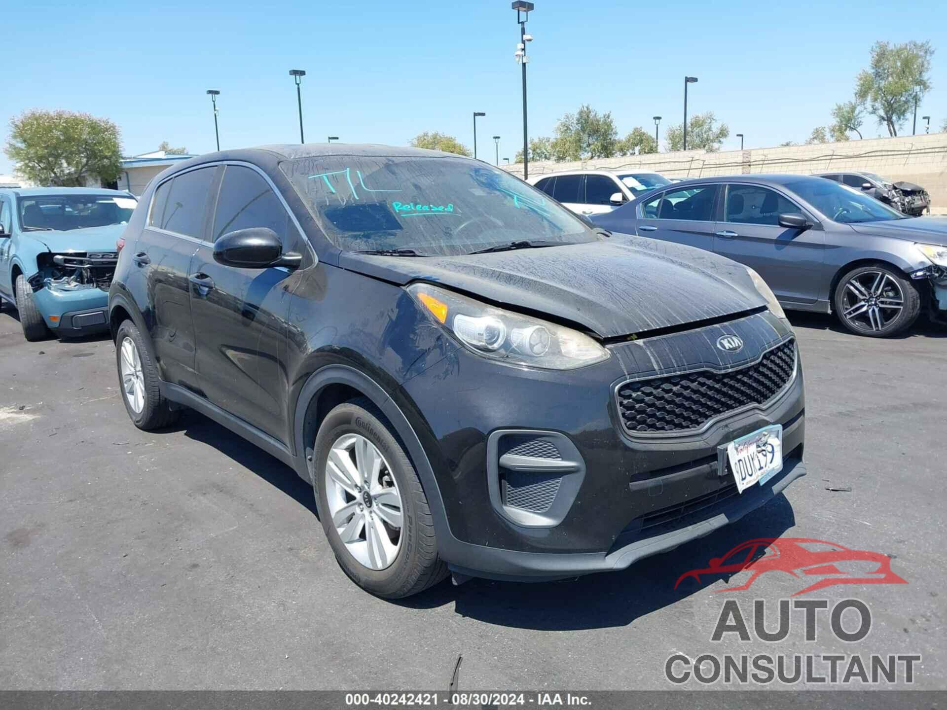 KIA SPORTAGE 2017 - KNDPM3AC7H7157105