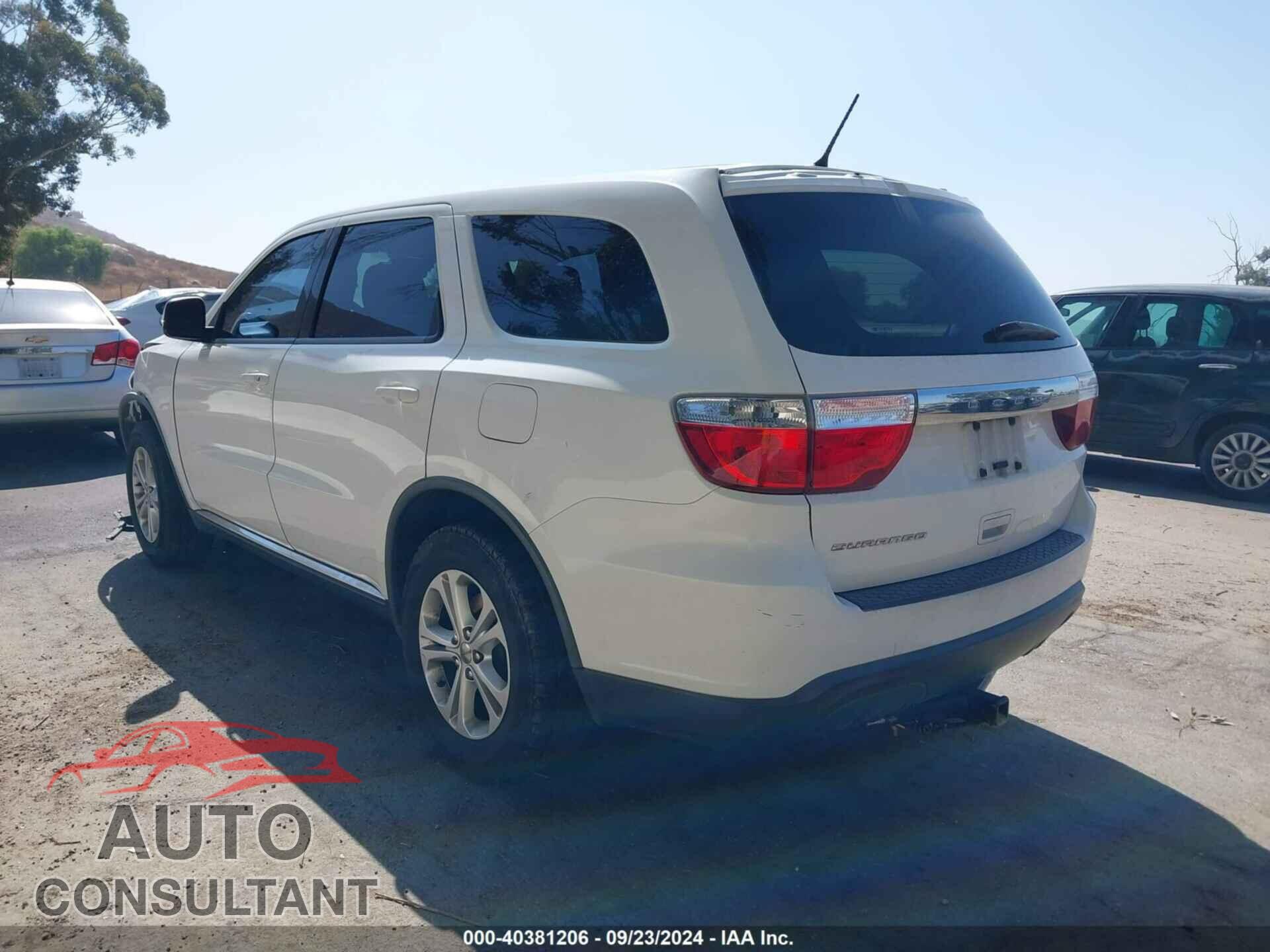 DODGE DURANGO 2013 - 1C4RDHAGXDC697784