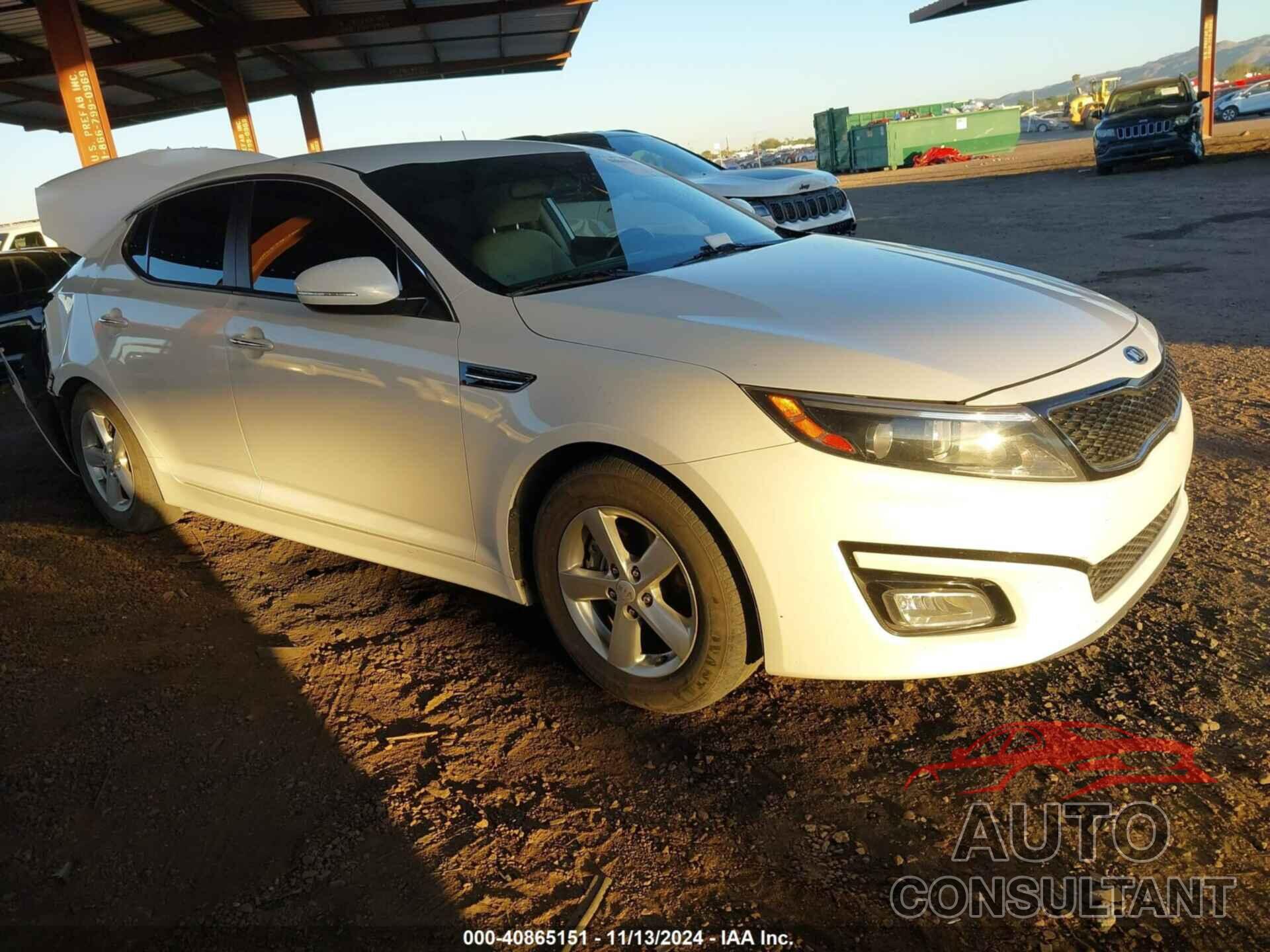 KIA OPTIMA 2015 - KNAGM4A78F5661371
