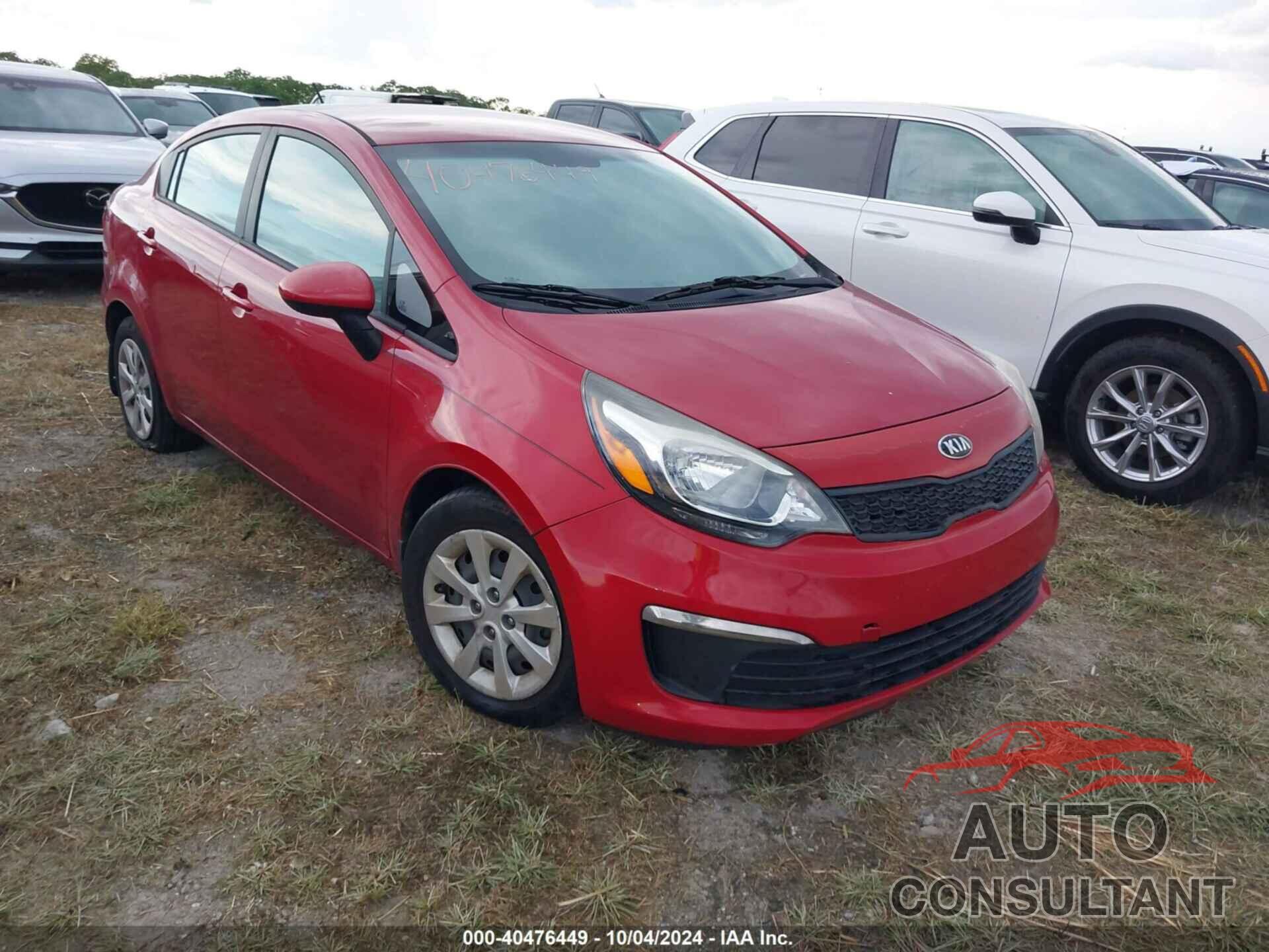 KIA RIO 2017 - KNADM4A3XH6012359