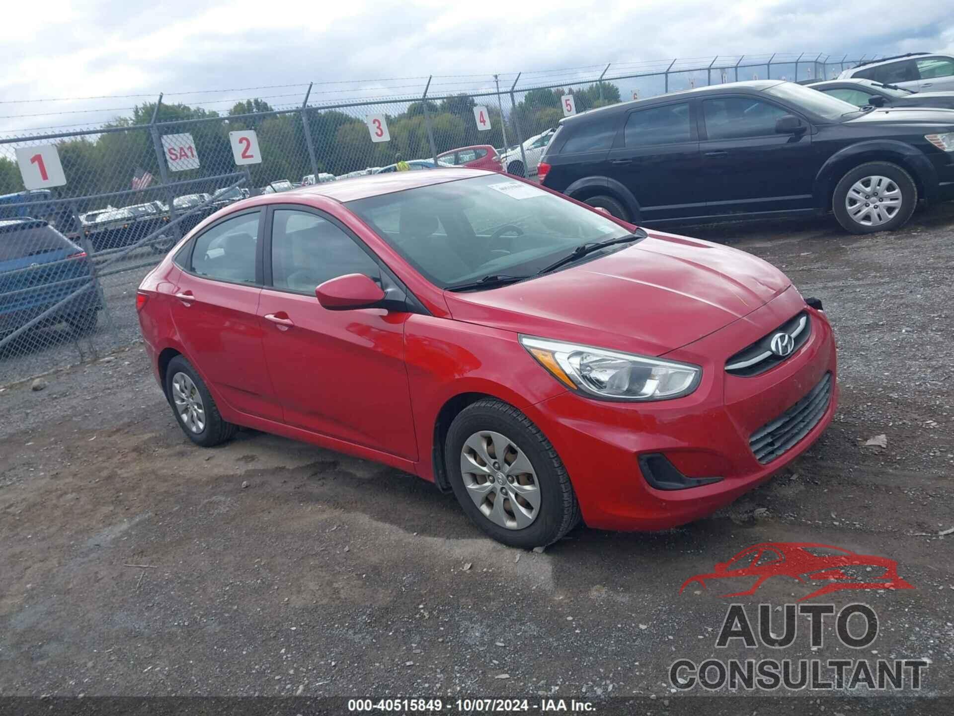 HYUNDAI ACCENT 2016 - KMHCT4AE9GU075560