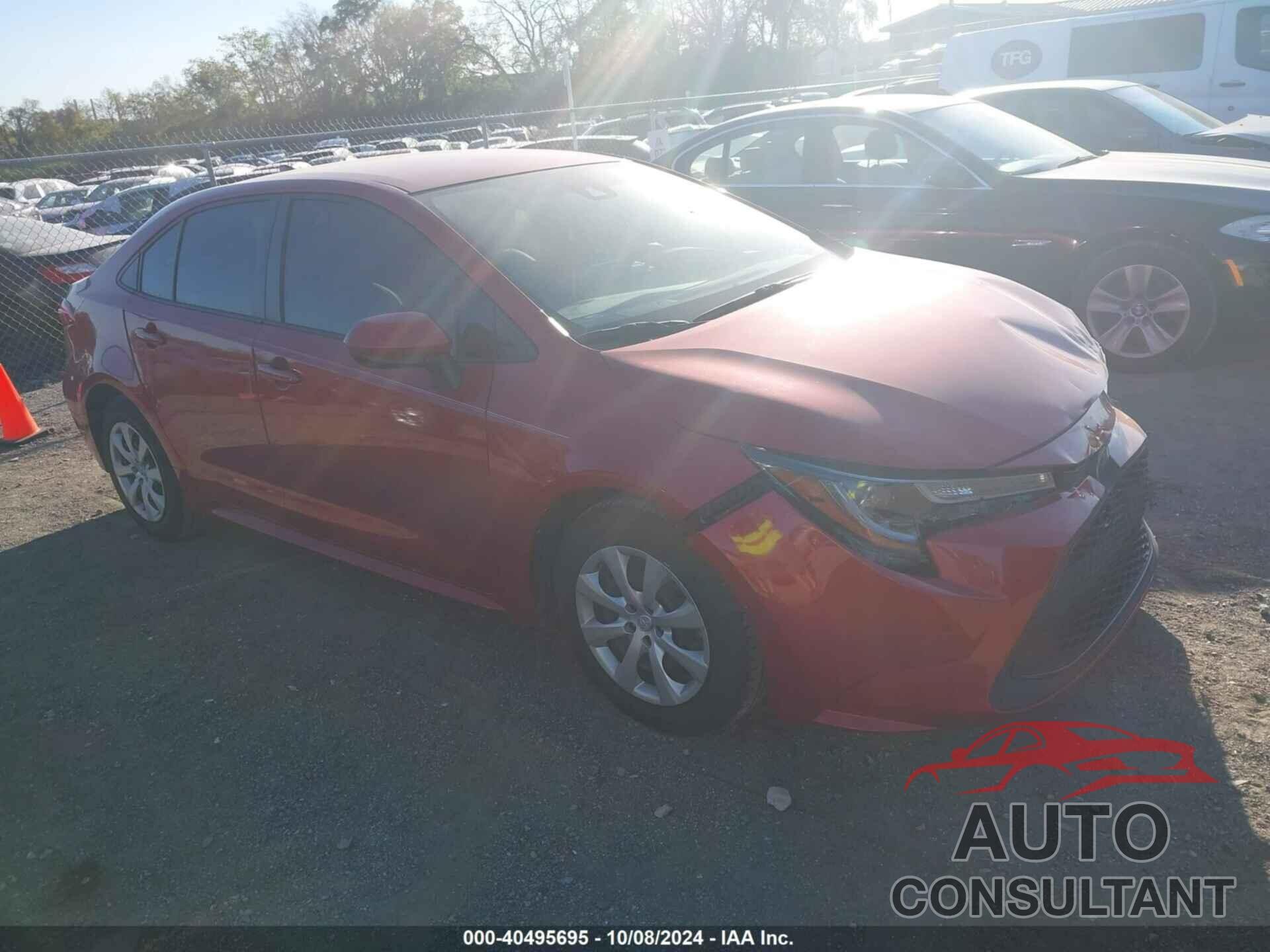 TOYOTA COROLLA 2021 - JTDEPMAE7MJ137701