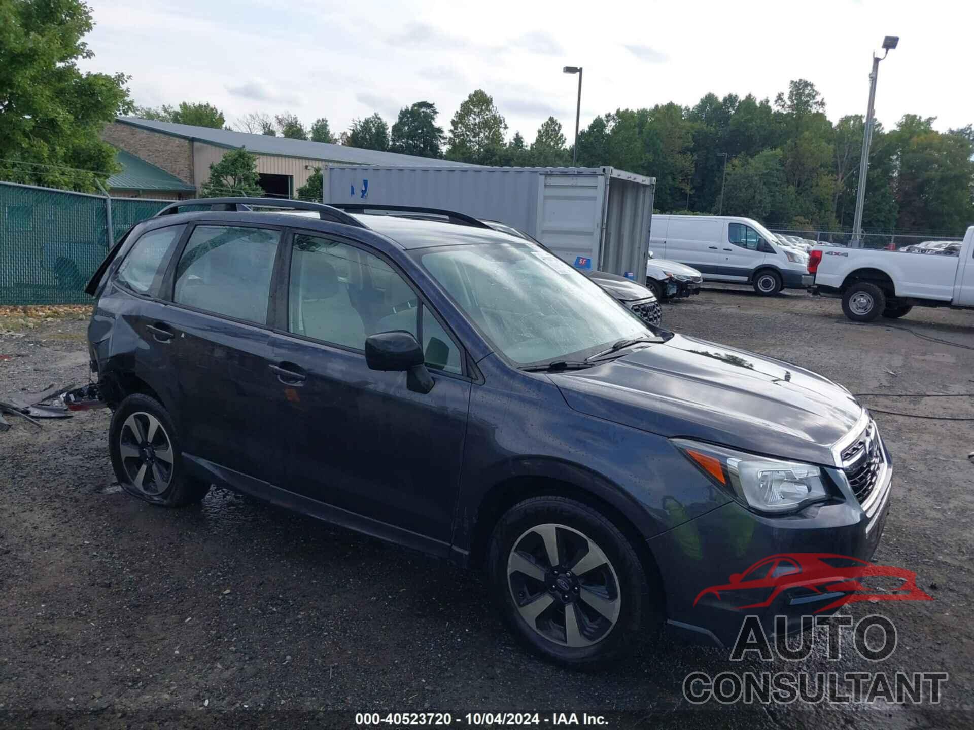 SUBARU FORESTER 2018 - JF2SJABC1JH585825