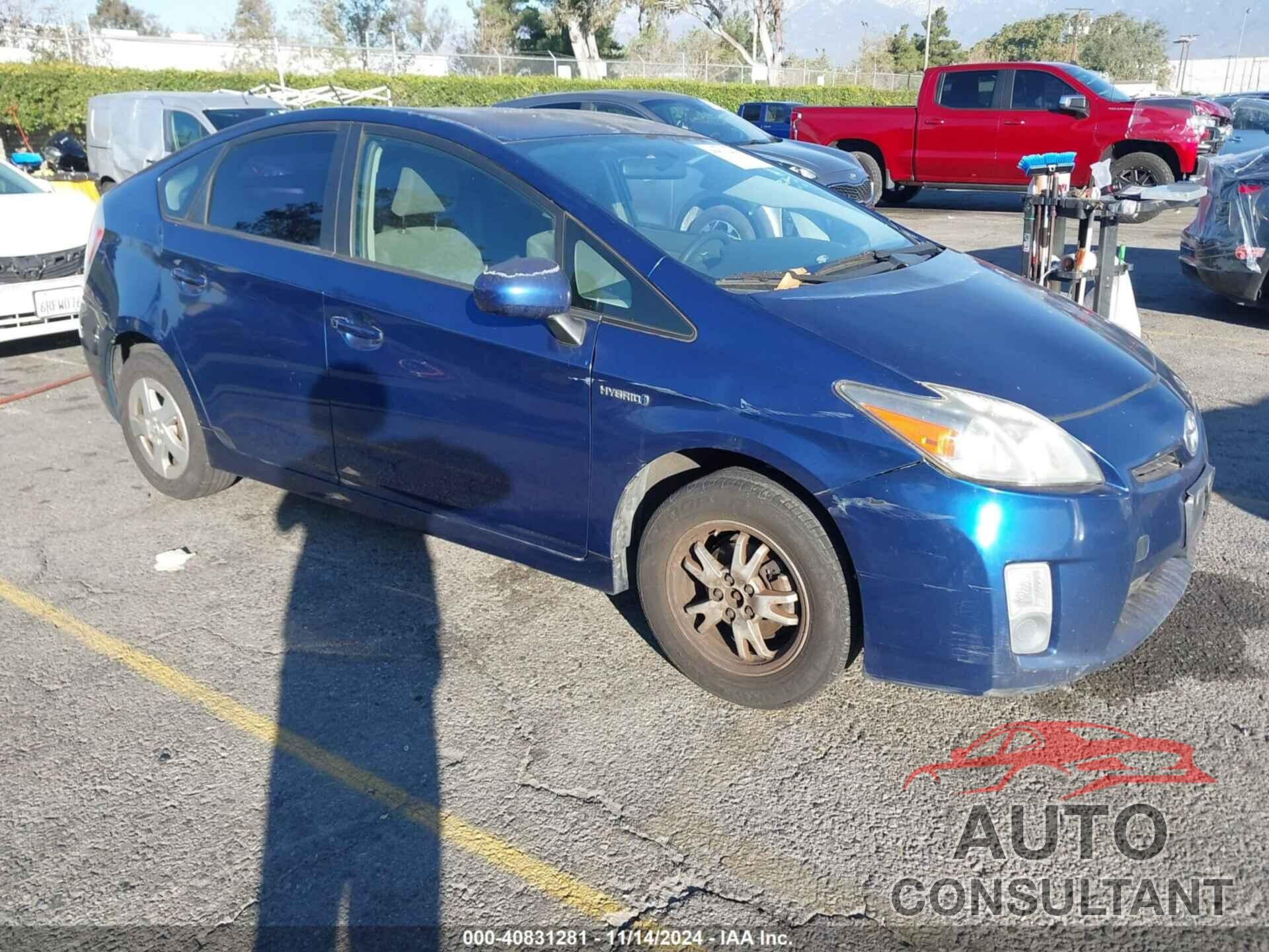 TOYOTA PRIUS 2010 - JTDKN3DU3A0102922
