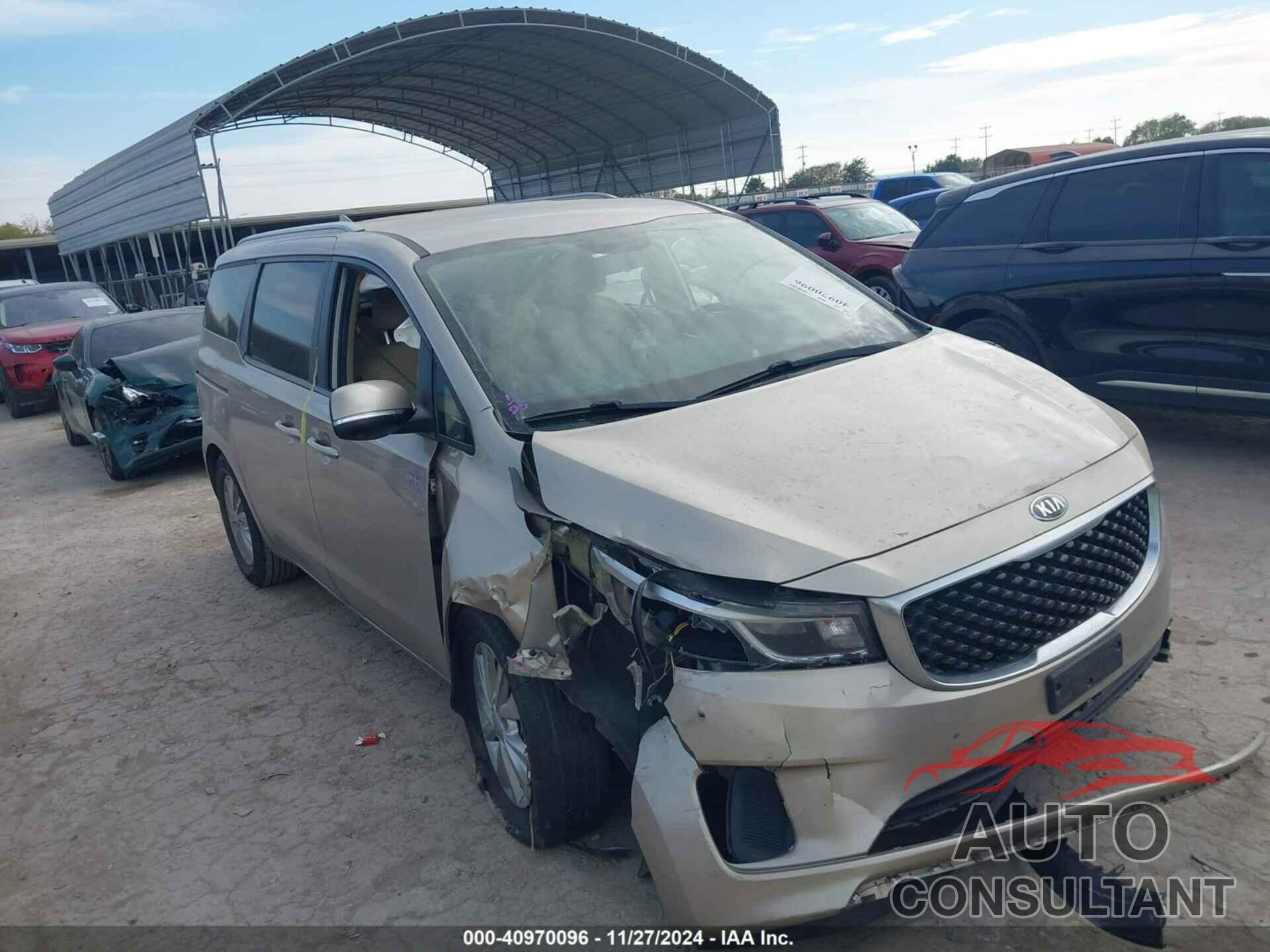 KIA SEDONA 2016 - KNDMB5C10G6191746
