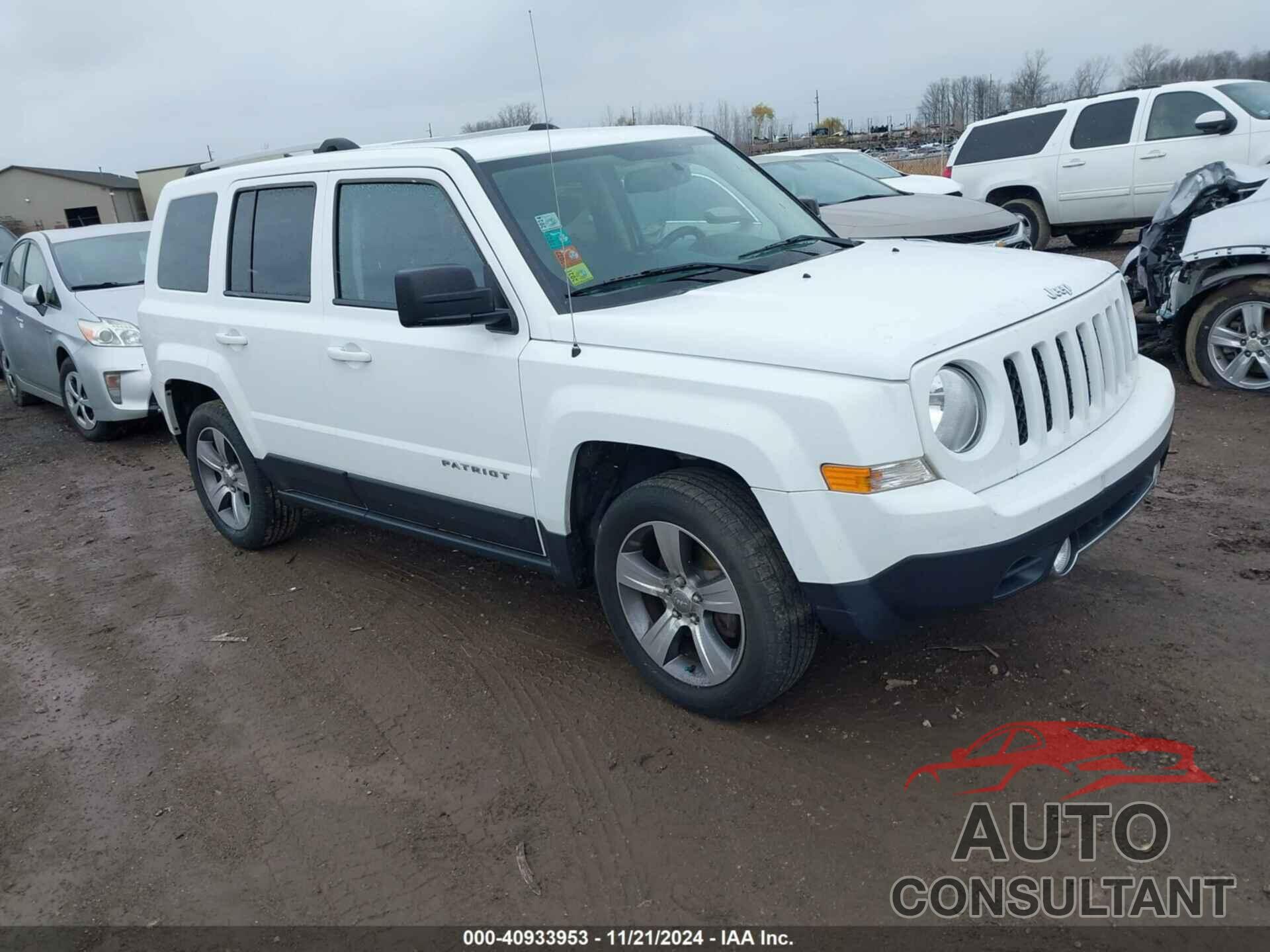 JEEP PATRIOT 2017 - 1C4NJPFA7HD188239