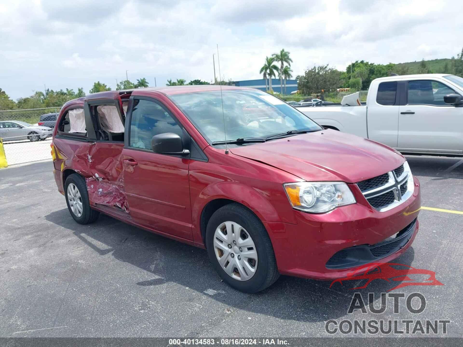 DODGE GRAND CARAVAN 2016 - 2C4RDGBGXGR108382