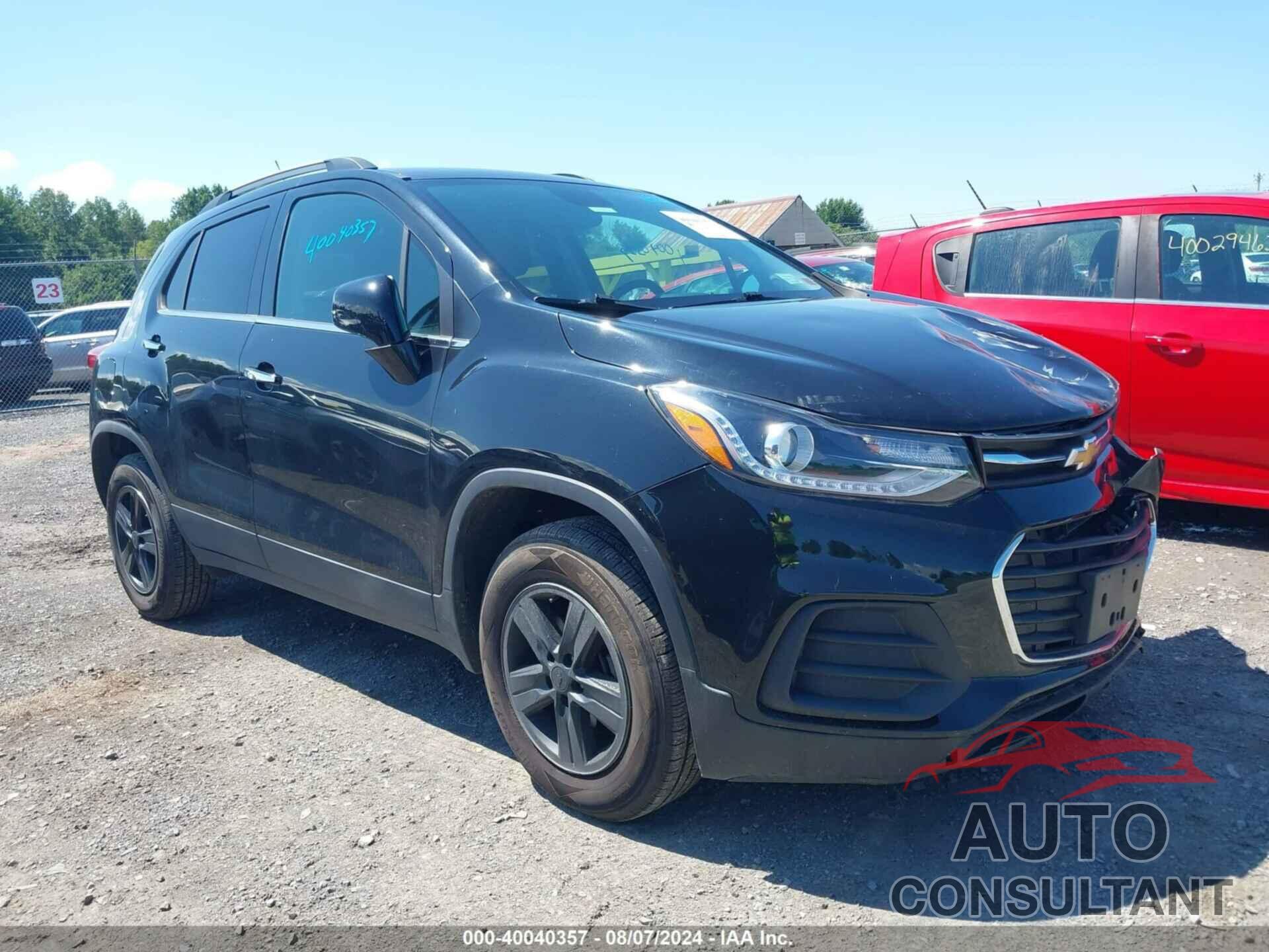 CHEVROLET TRAX 2019 - KL7CJPSB3KB923501