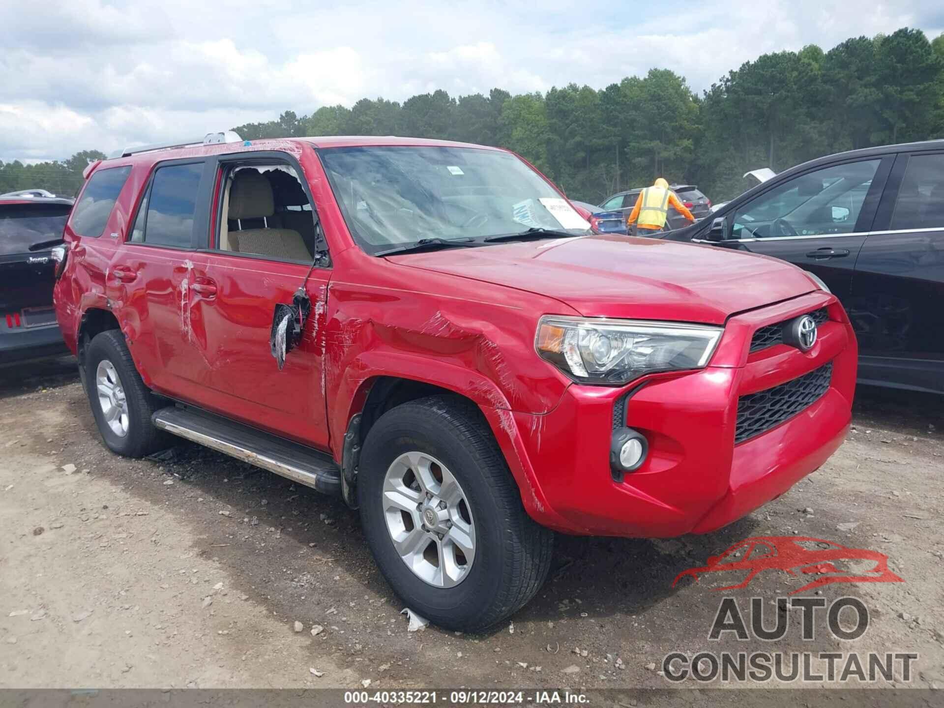 TOYOTA 4RUNNER 2016 - JTEZU5JR7G5130839