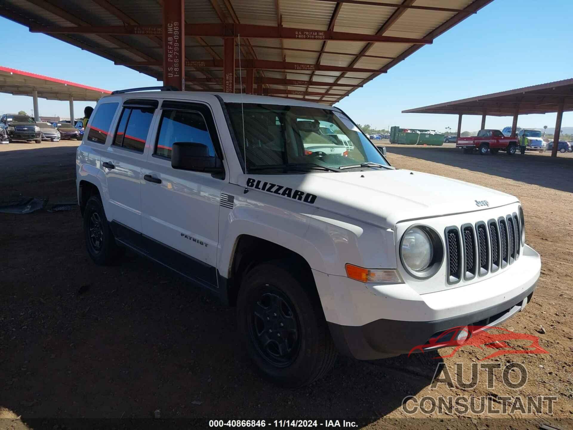 JEEP PATRIOT 2016 - 1C4NJRBB1GD500306