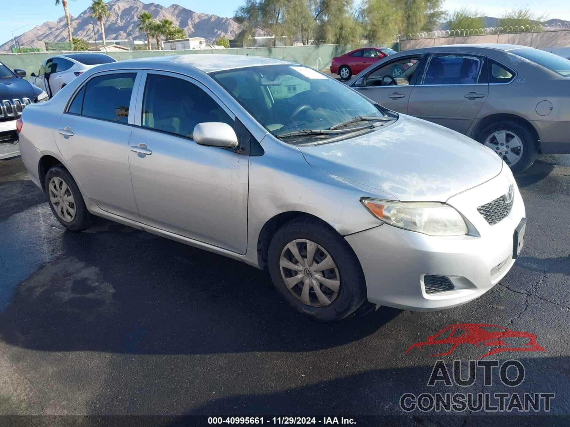 TOYOTA COROLLA 2009 - JTDBL40E19J011499