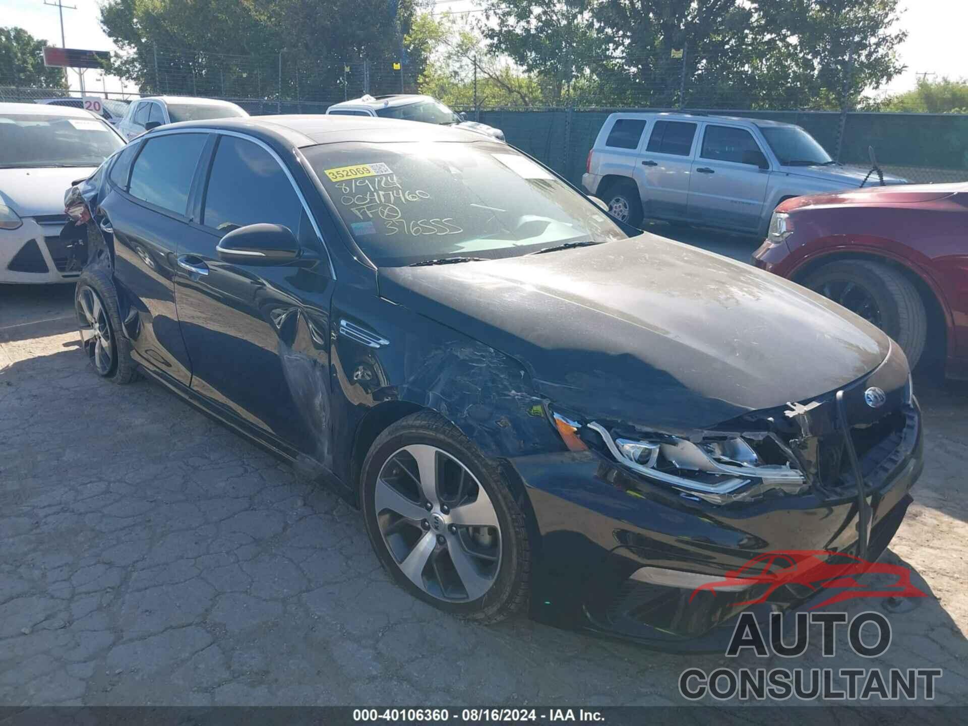 KIA OPTIMA 2019 - 5XXGT4L39KG376555