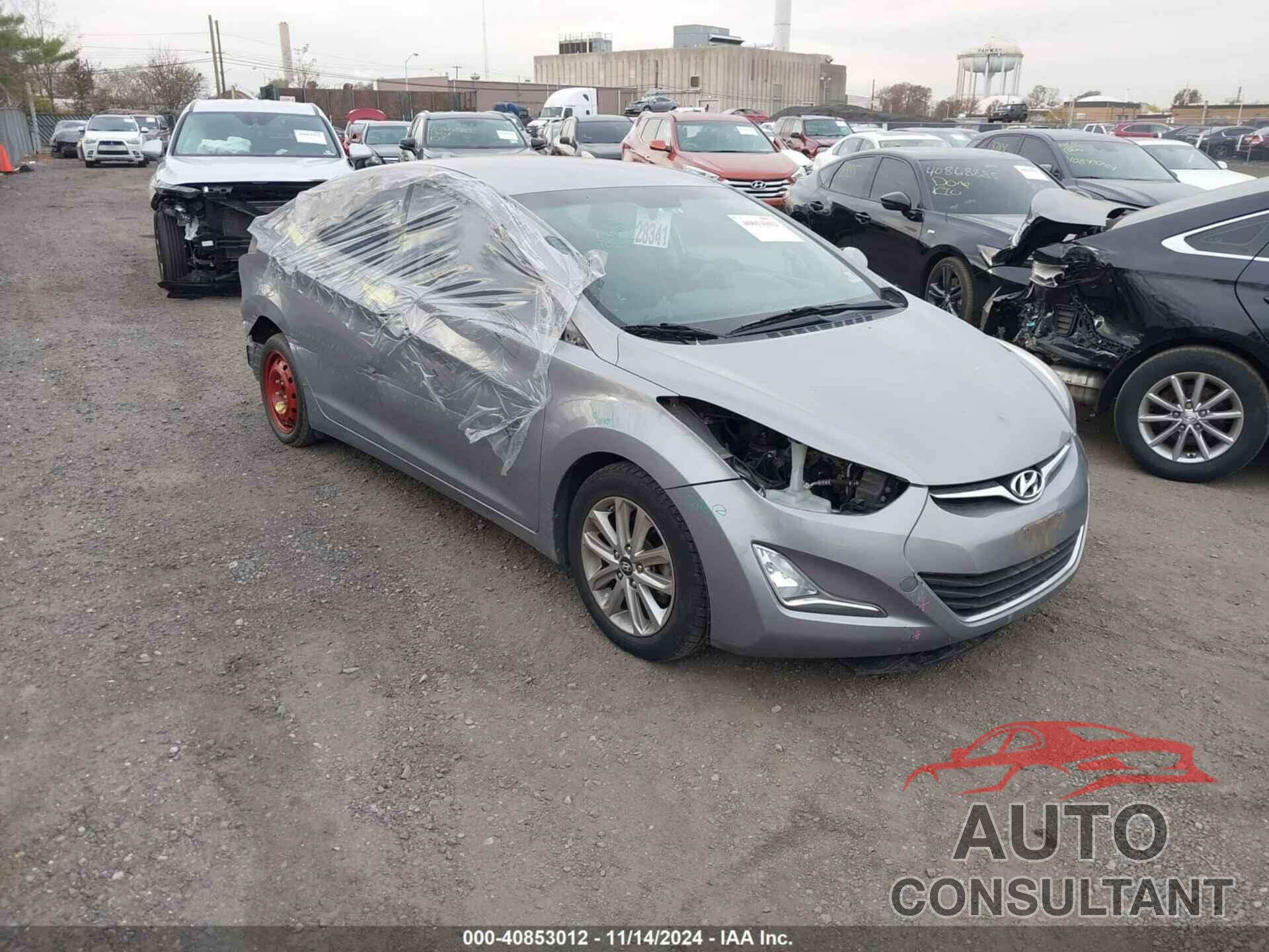 HYUNDAI ELANTRA 2015 - KMHDH4AEXFU352463