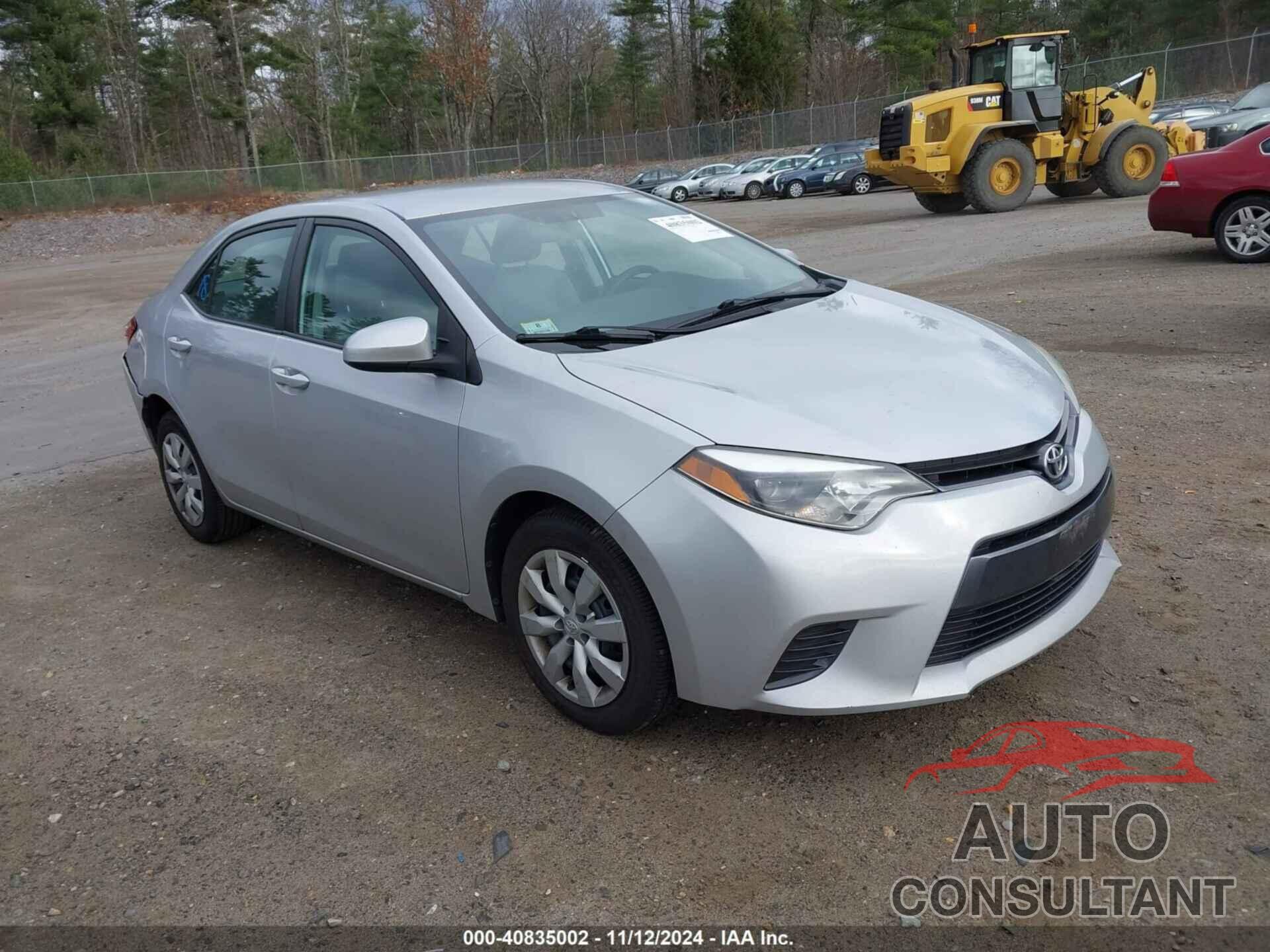 TOYOTA COROLLA 2015 - 2T1BURHEXFC475123