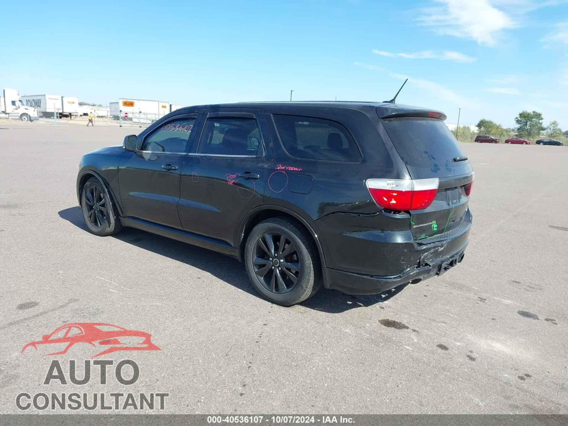 DODGE DURANGO 2012 - 1C4SDHCT0CC191276