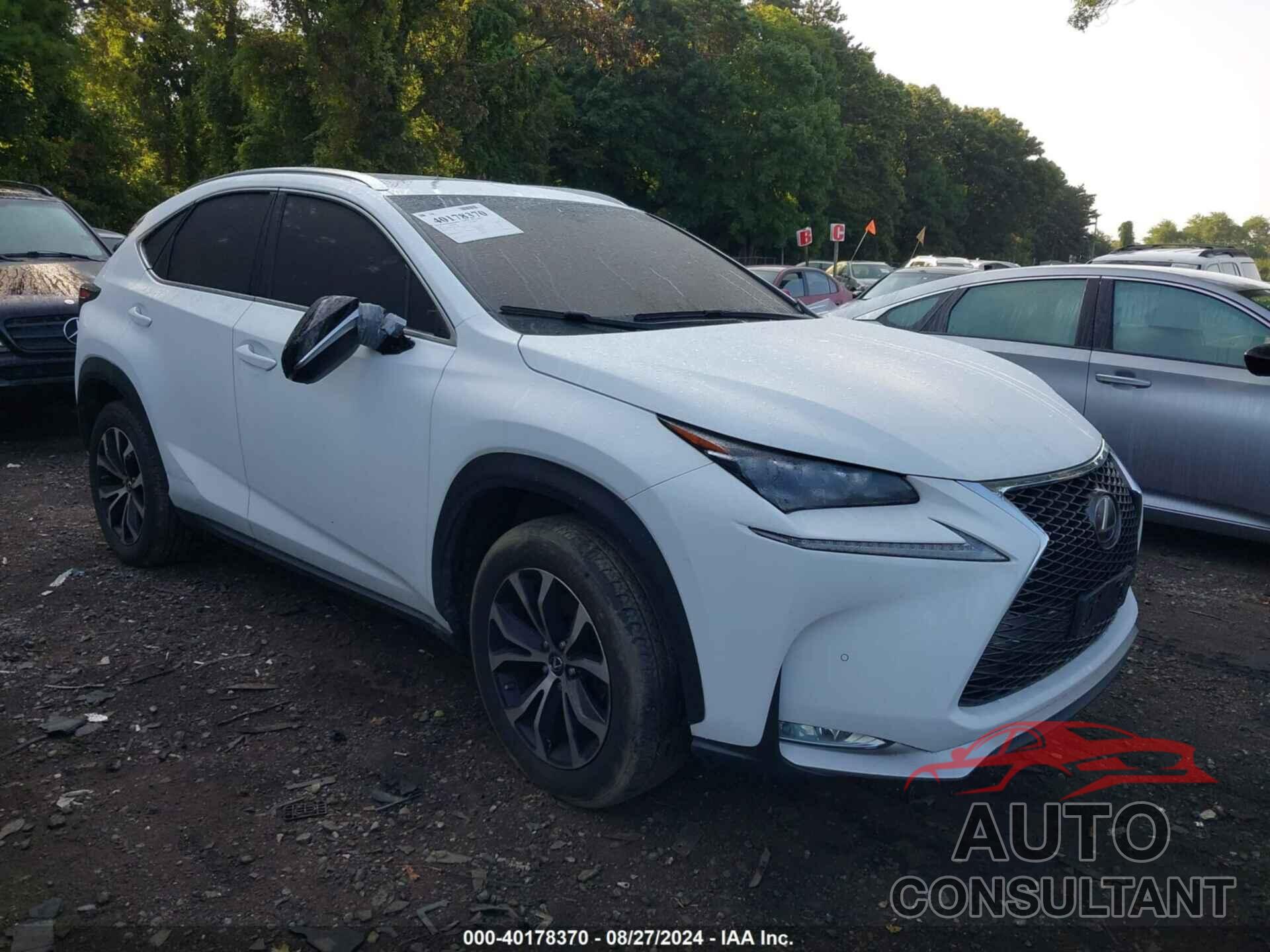 LEXUS NX 200T 2017 - JTJBARBZ3H2137419