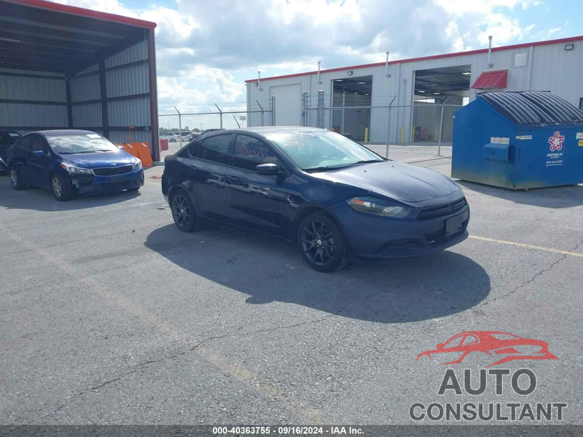 DODGE DART 2016 - 1C3CDFFAXGD802227