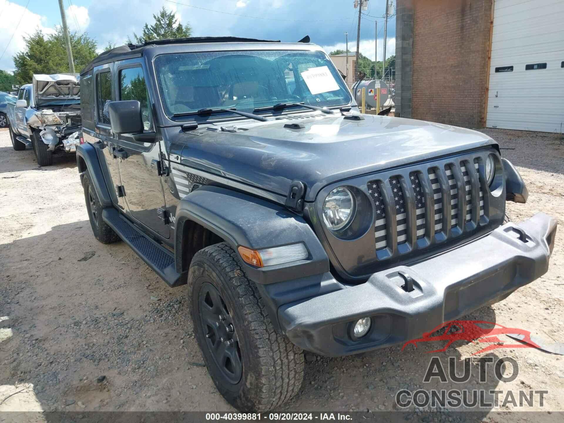 JEEP WRANGLER UNLIMITED 2018 - 1C4HJXDG7JW140027