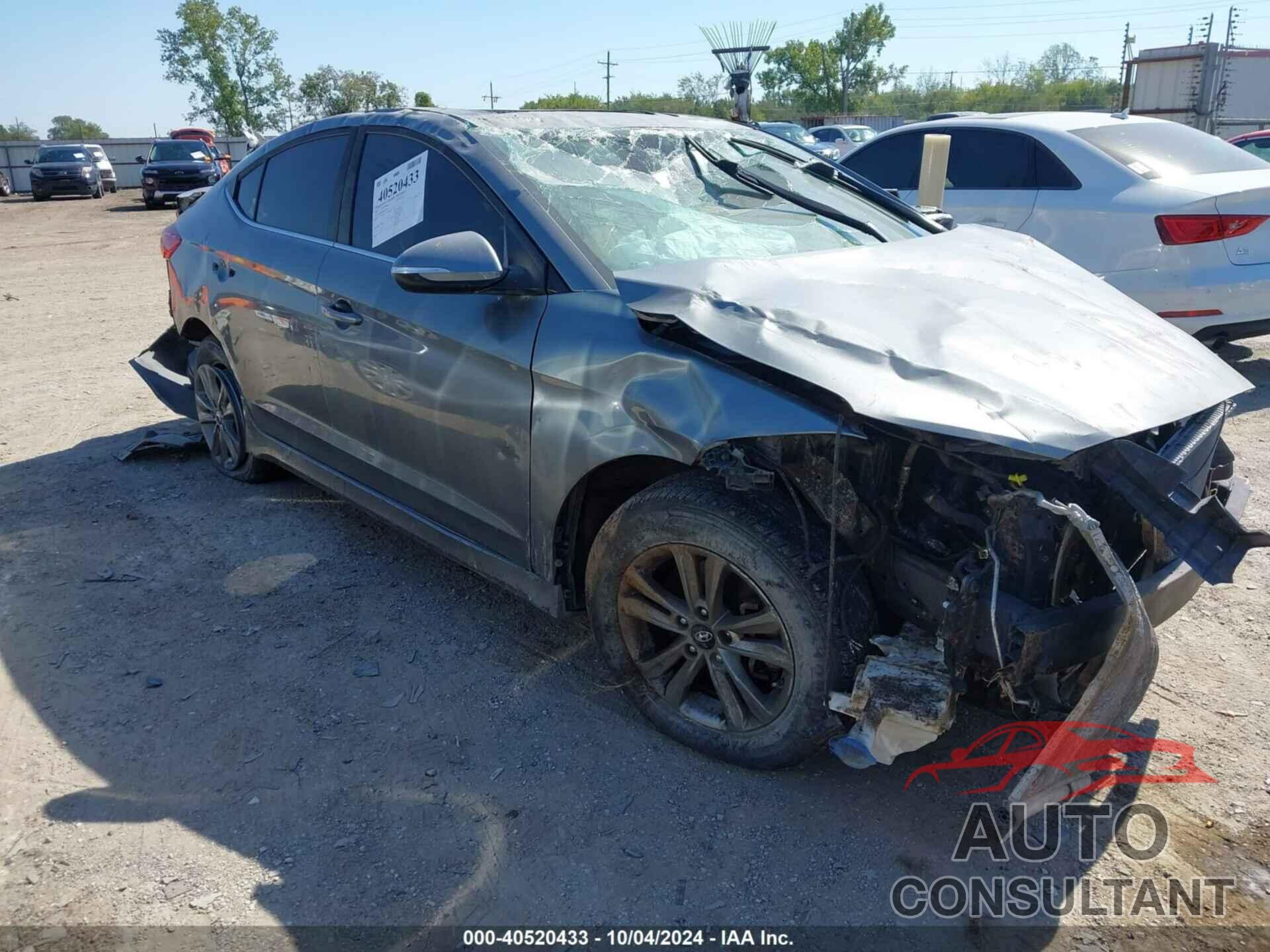 HYUNDAI ELANTRA 2018 - KMHD04LBXJU504812