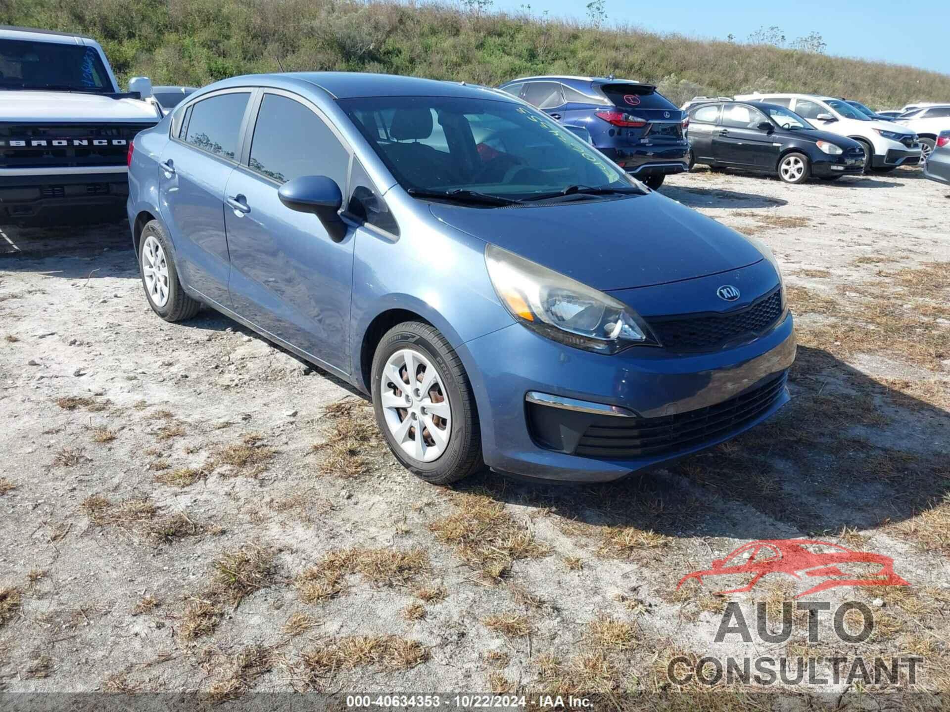 KIA RIO 2016 - KNADM4A32G6658560