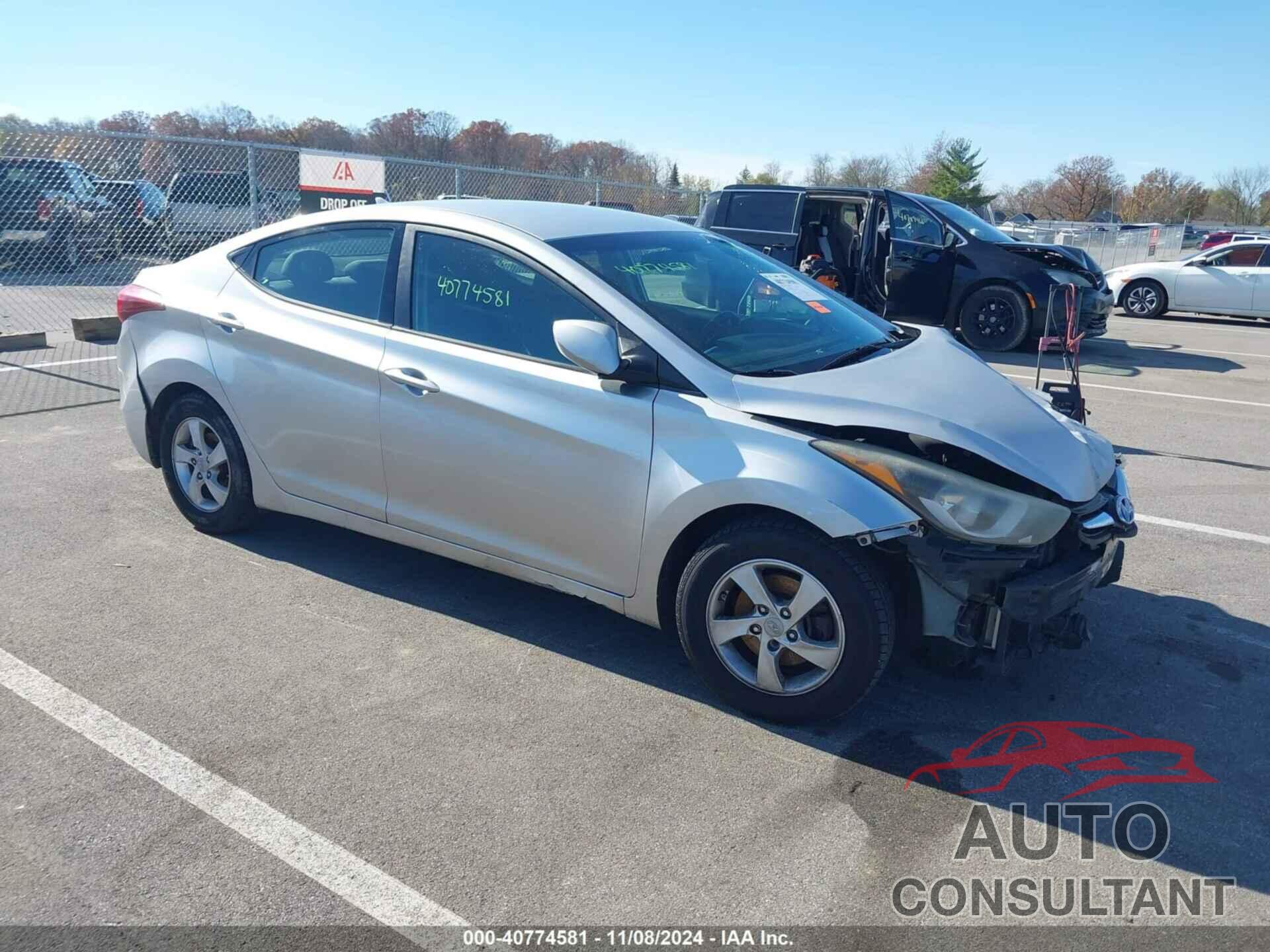 HYUNDAI ELANTRA 2014 - 5NPDH4AE6EH526025
