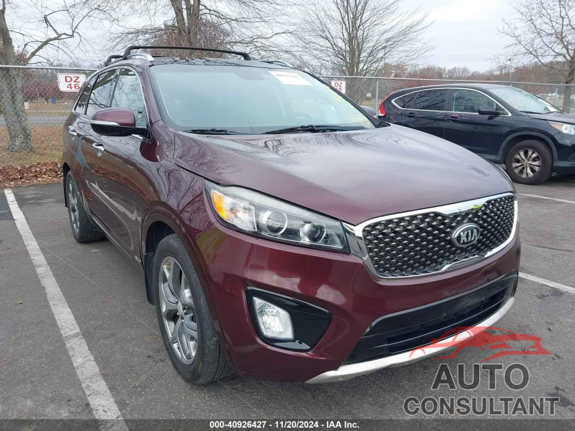 KIA SORENTO 2016 - 5XYPKDA56GG123848