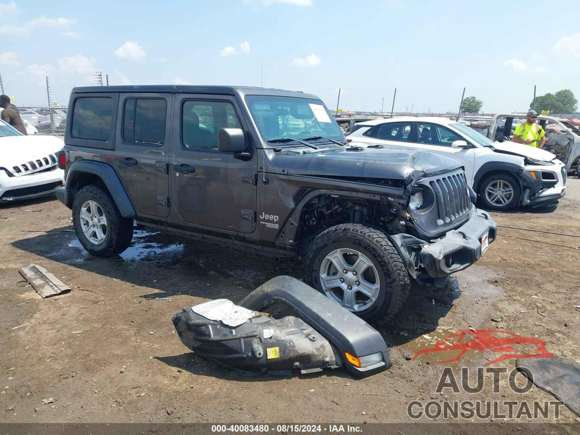 JEEP WRANGLER UNLIMITED 2019 - 1C4HJXDN2KW624798