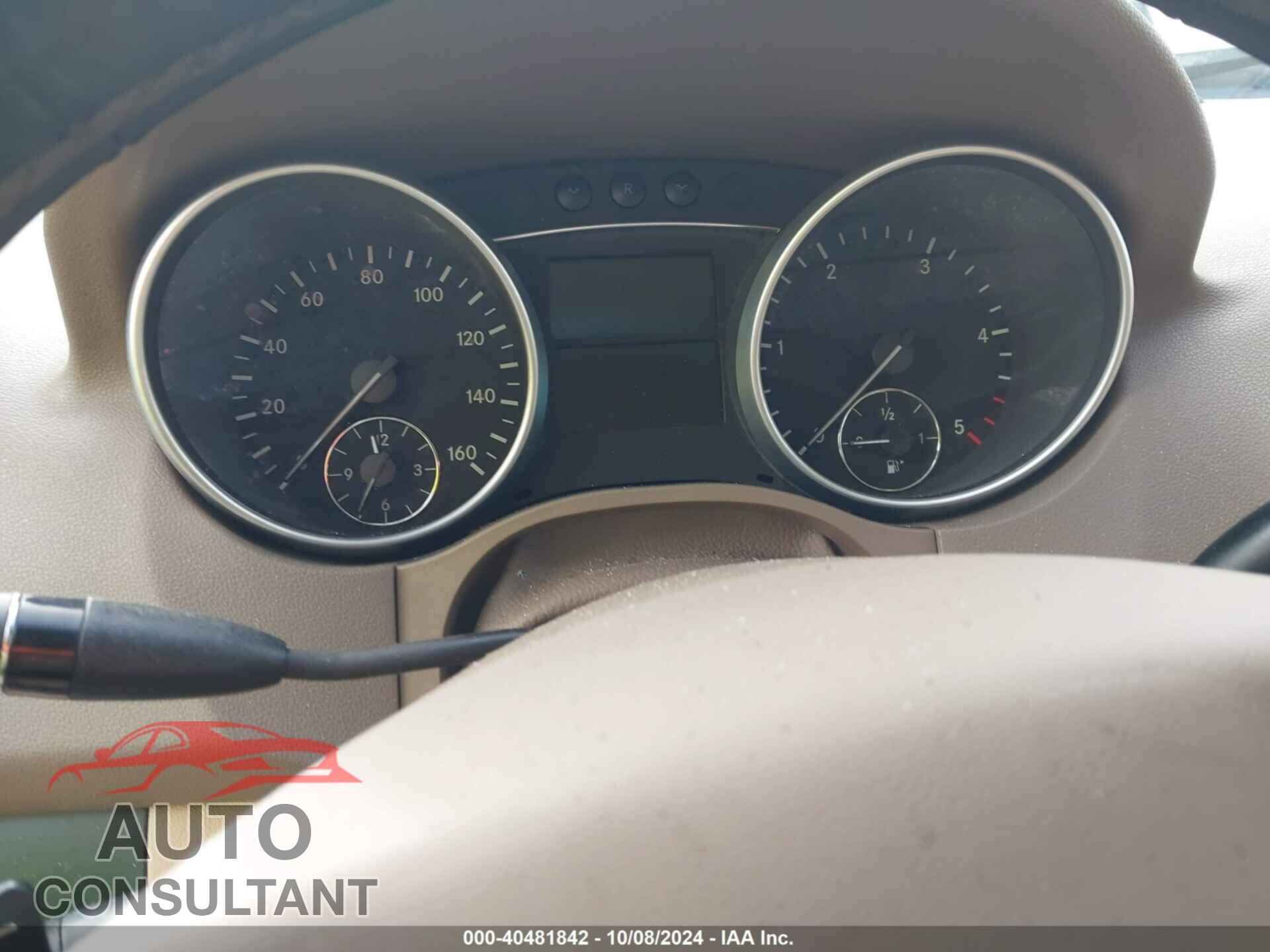 MERCEDES-BENZ ML 320 BLUETEC 2009 - 4JGBB25E19A475324