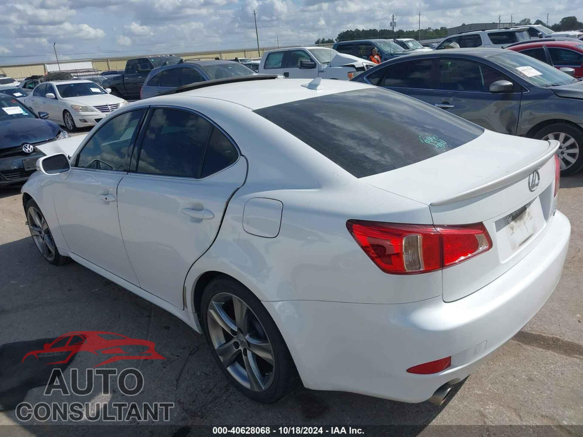 LEXUS IS 250 2012 - JTHBF5C29C5158957
