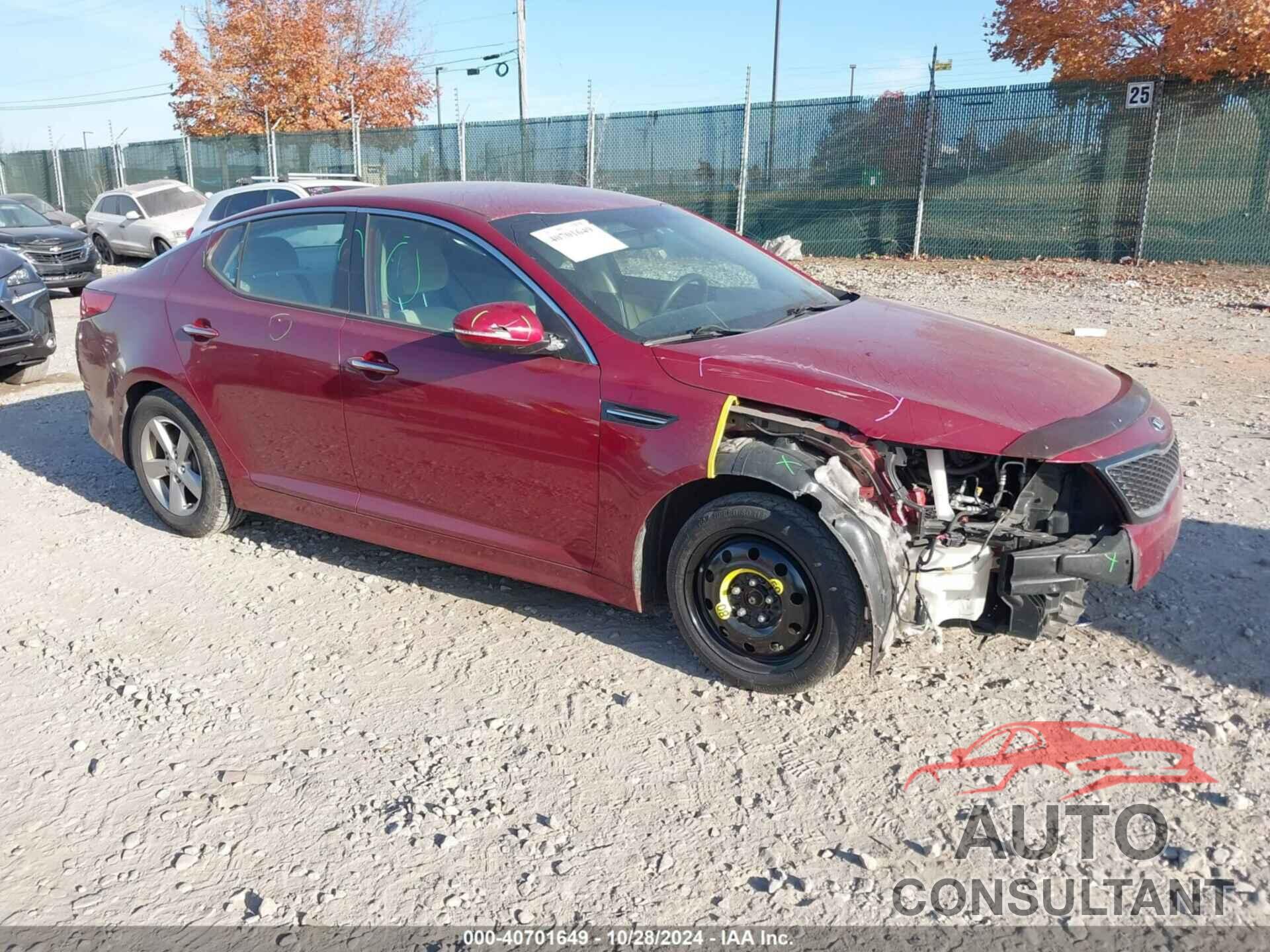 KIA OPTIMA 2015 - 5XXGM4A78FG414060