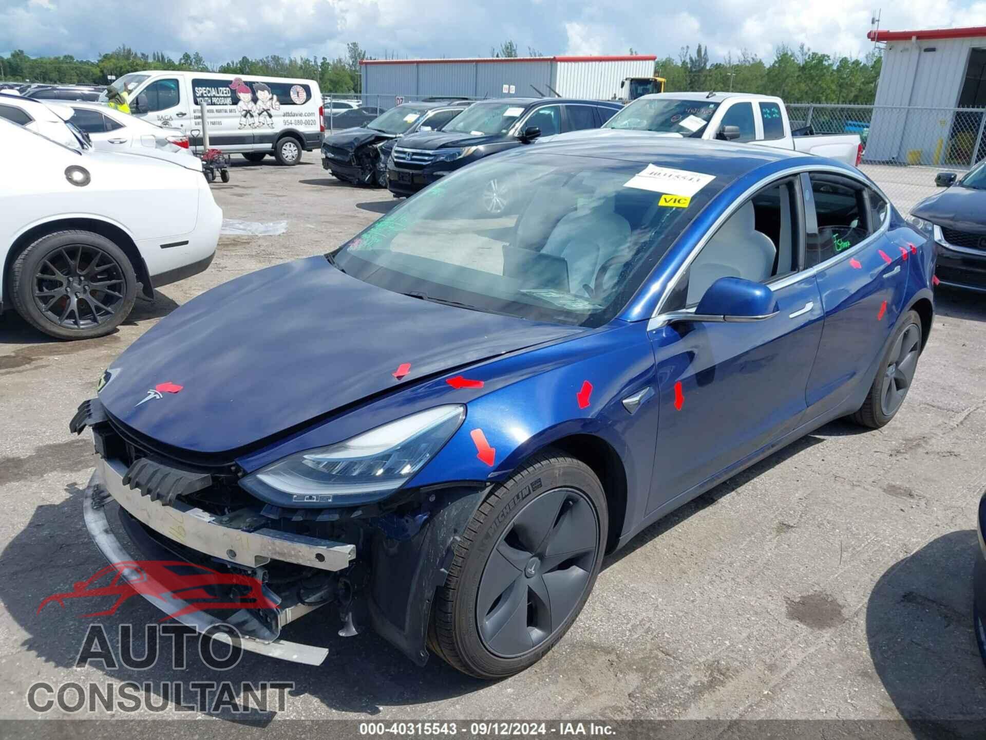 TESLA MODEL 3 2019 - 5YJ3E1EB9KF450555