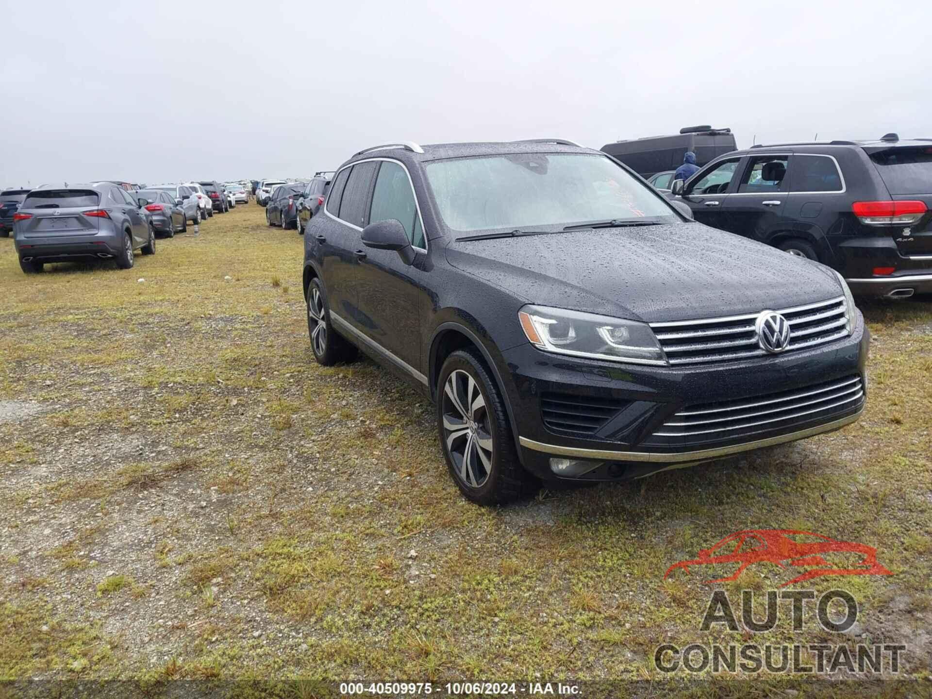 VOLKSWAGEN TOUAREG 2017 - WVGRF7BP8HD001096