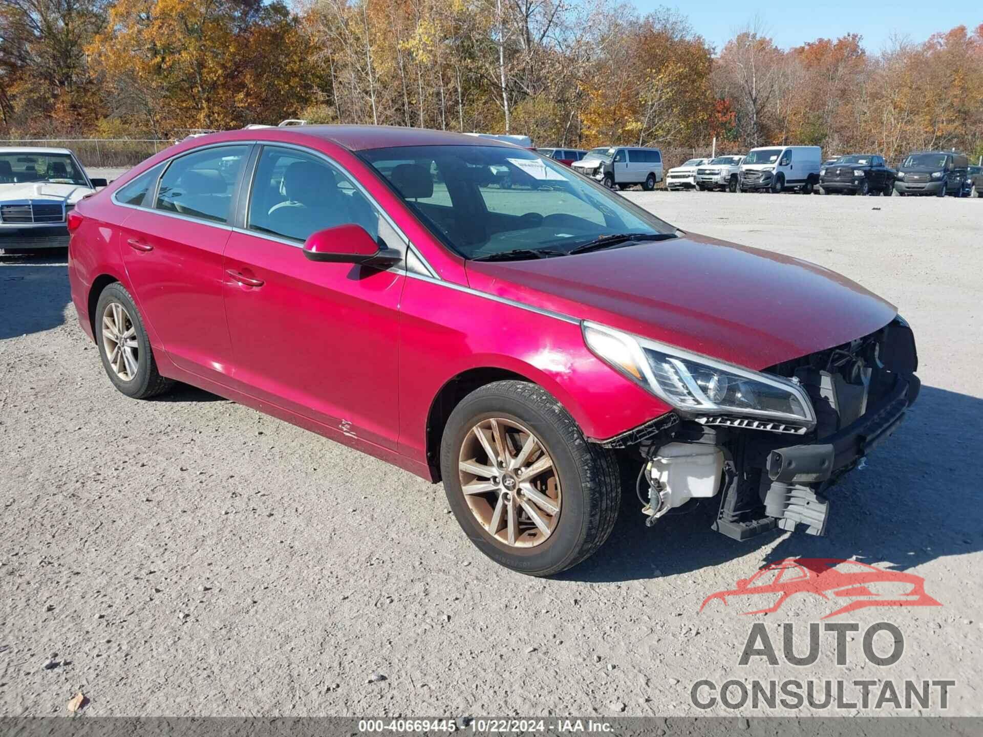HYUNDAI SONATA 2016 - 5NPE24AF6GH393946