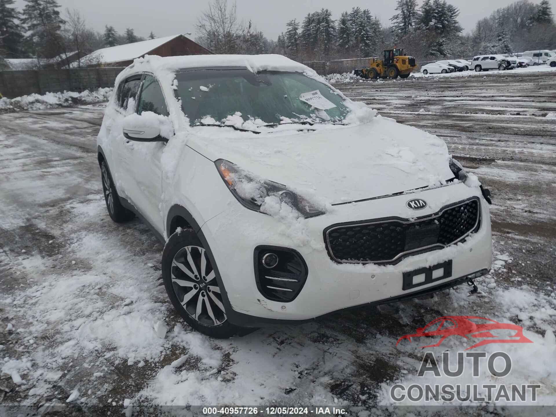 KIA SPORTAGE 2017 - KNDPNCAC5H7145581