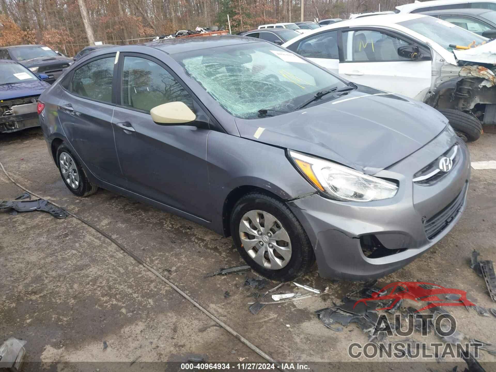 HYUNDAI ACCENT 2017 - KMHCT4AE6HU191946