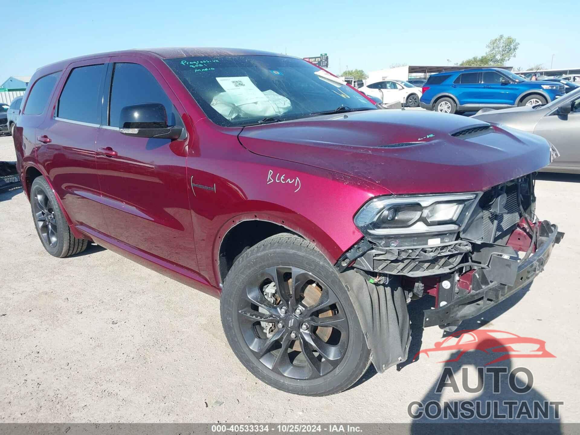 DODGE DURANGO 2021 - 1C4SDHCT4MC791462