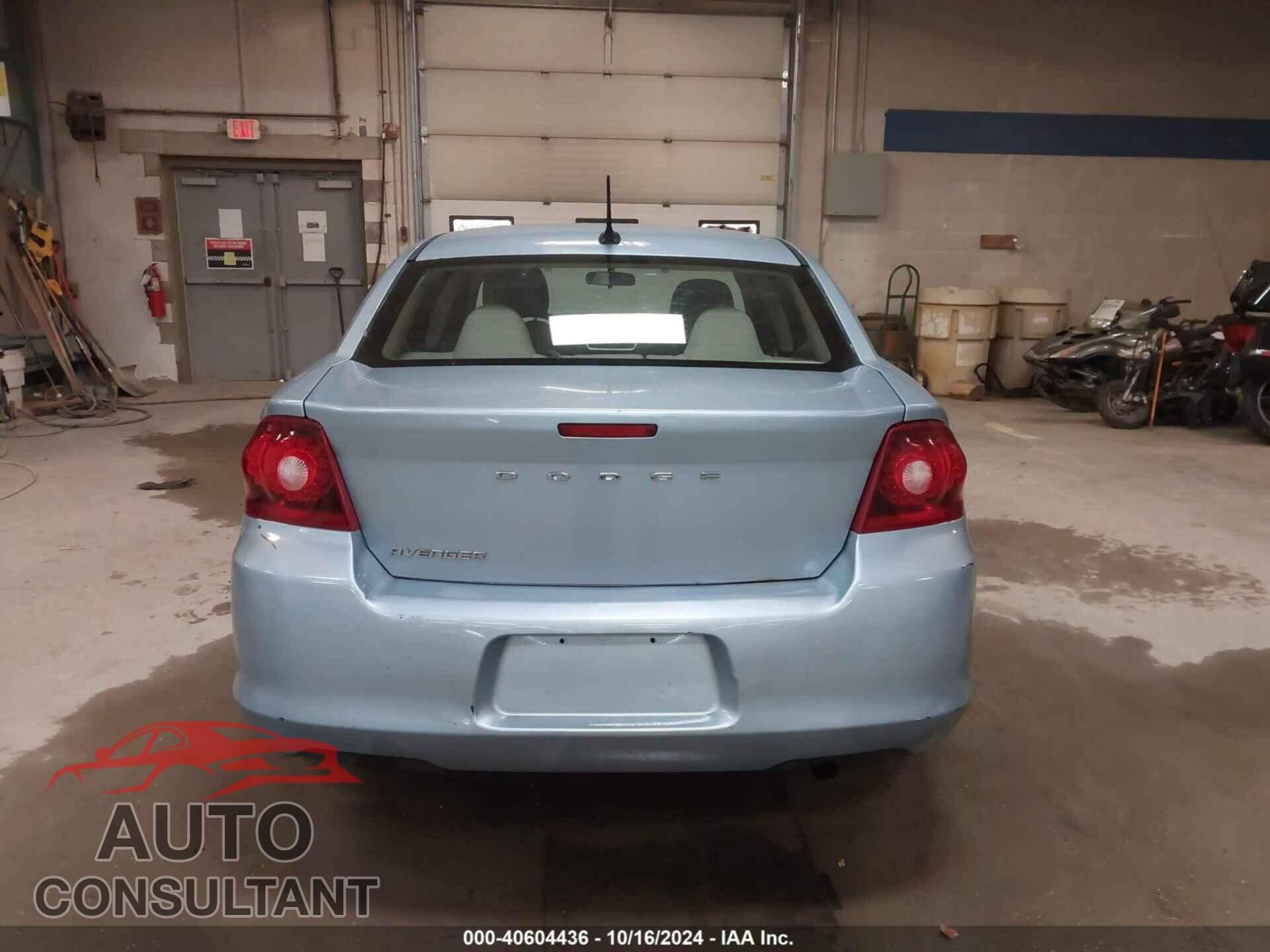DODGE AVENGER 2013 - 1C3CDZAB9DN558755