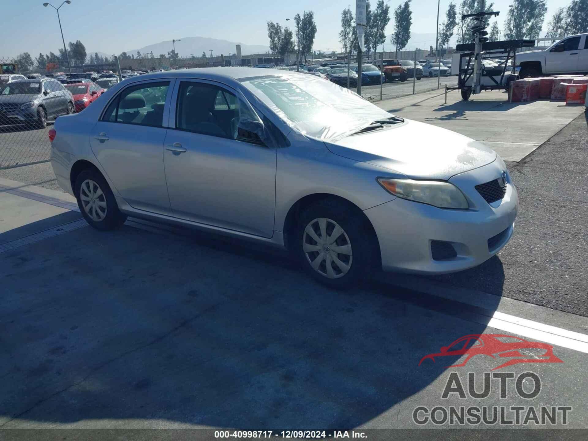 TOYOTA COROLLA 2009 - JTDBL40E39J012217