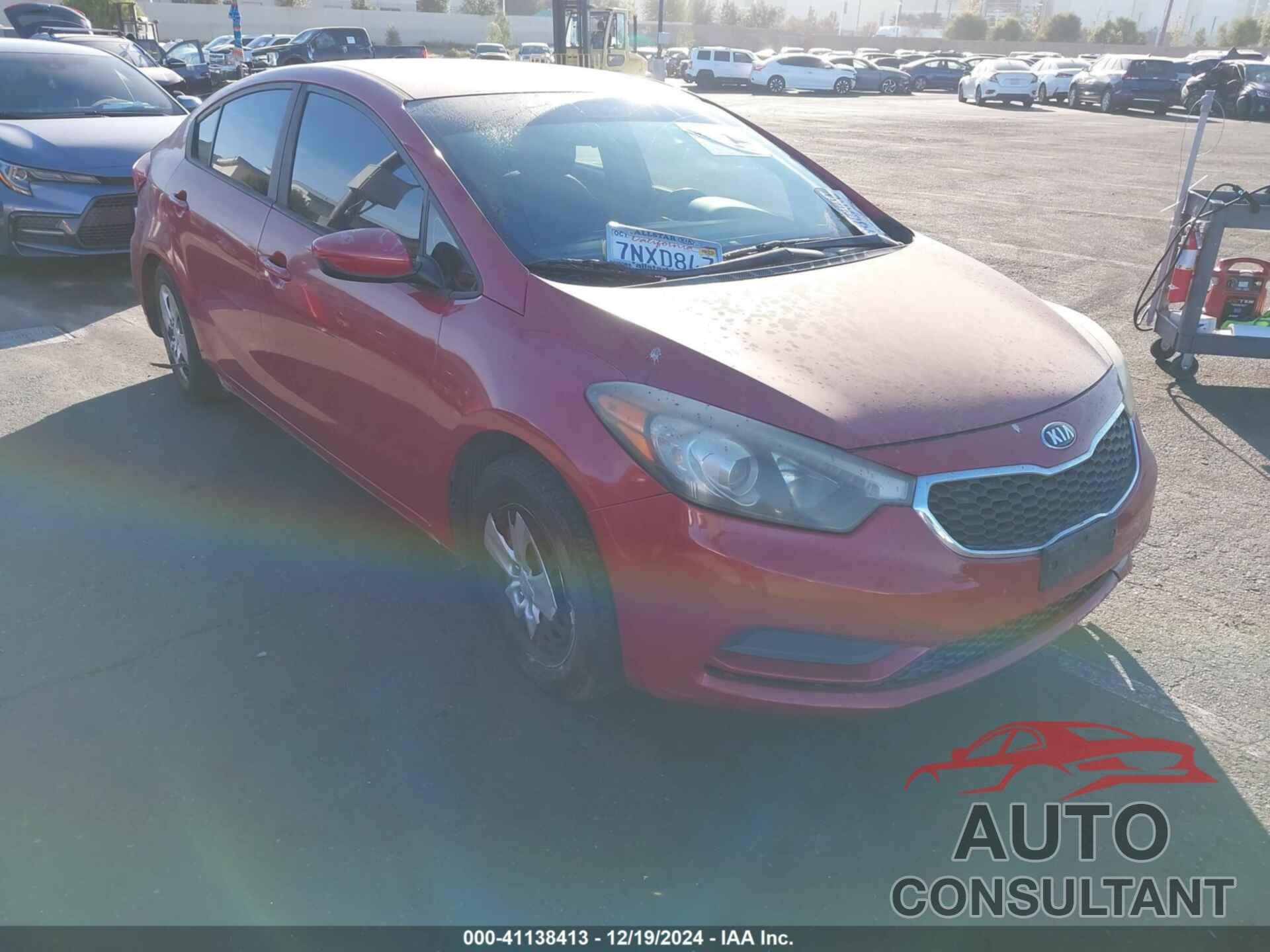 KIA FORTE 2016 - KNAFK4A65G5510692